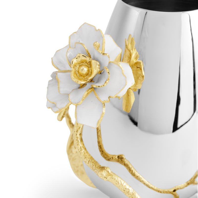 Elegant Glass Gardenia Vase - Perfect for Home Decor, Wedding Centerpieces & Floral Arrangements