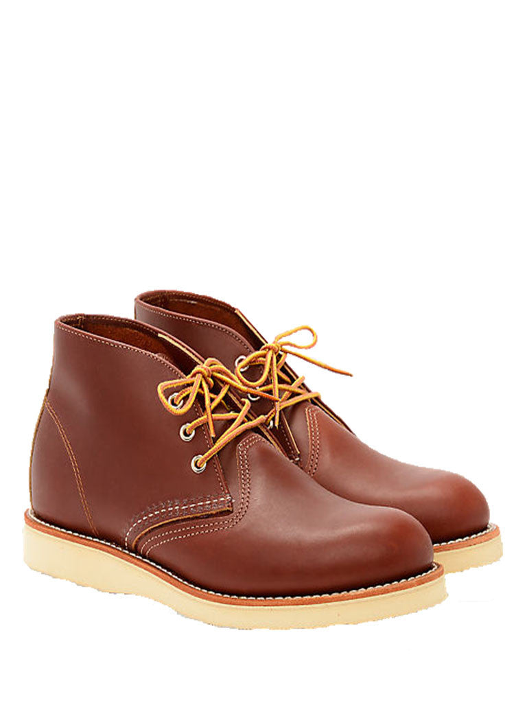Red Wing 3139 Men's Copper Chukka Boots - Premium Leather Work Boots for Outdoor, Hiking & Casual Wear