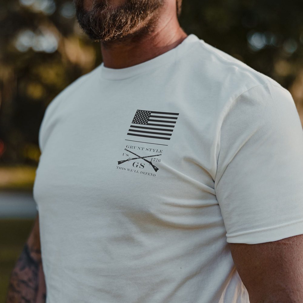 Strength Through Suffering T-Shirt - White Cotton Tee for Men & Women - Gym Workout, Running, Casual Wear