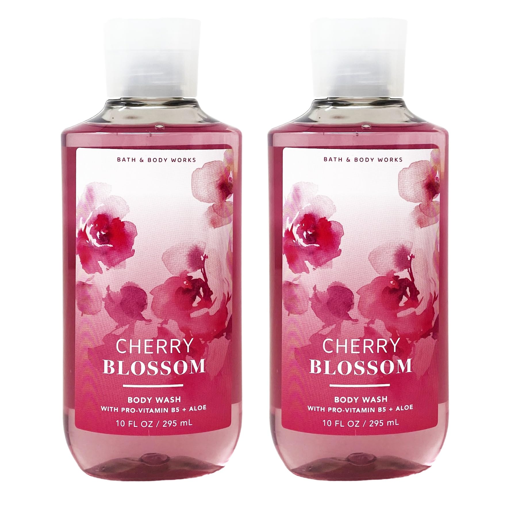 Cherry Blossom Body Wash Set - 2 Pack (10 fl oz / 295 mL Each) | Moisturizing & Refreshing Shower Gel for Women | Perfect for Daily Use, Spa Days & Gift Giving