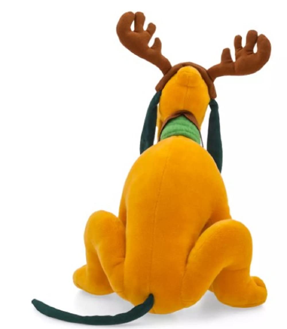 Disney Pluto Holiday Scented Plush Stuffed Animal - 10.5 Inch Soft Toy for Christmas Decor, Gifts & Kids Room Decorations