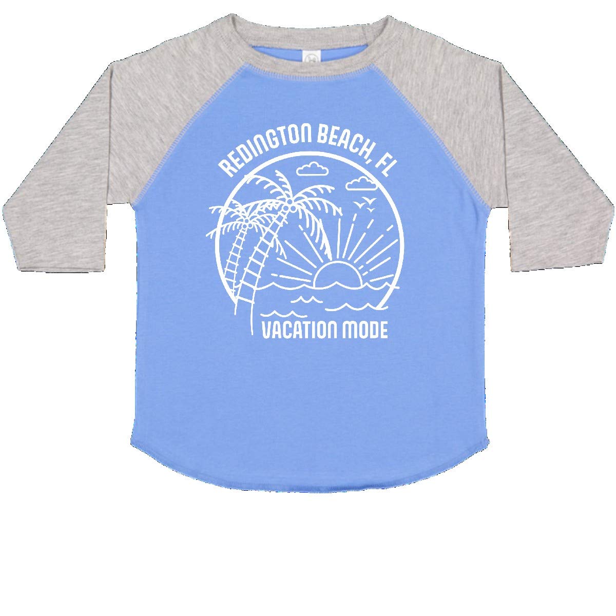 Redington Beach Florida Toddler T-Shirt - Summer Vacation Mode Graphic Tee for Kids | Soft Cotton Baby Shirt for Beach Trips & Family Holidays