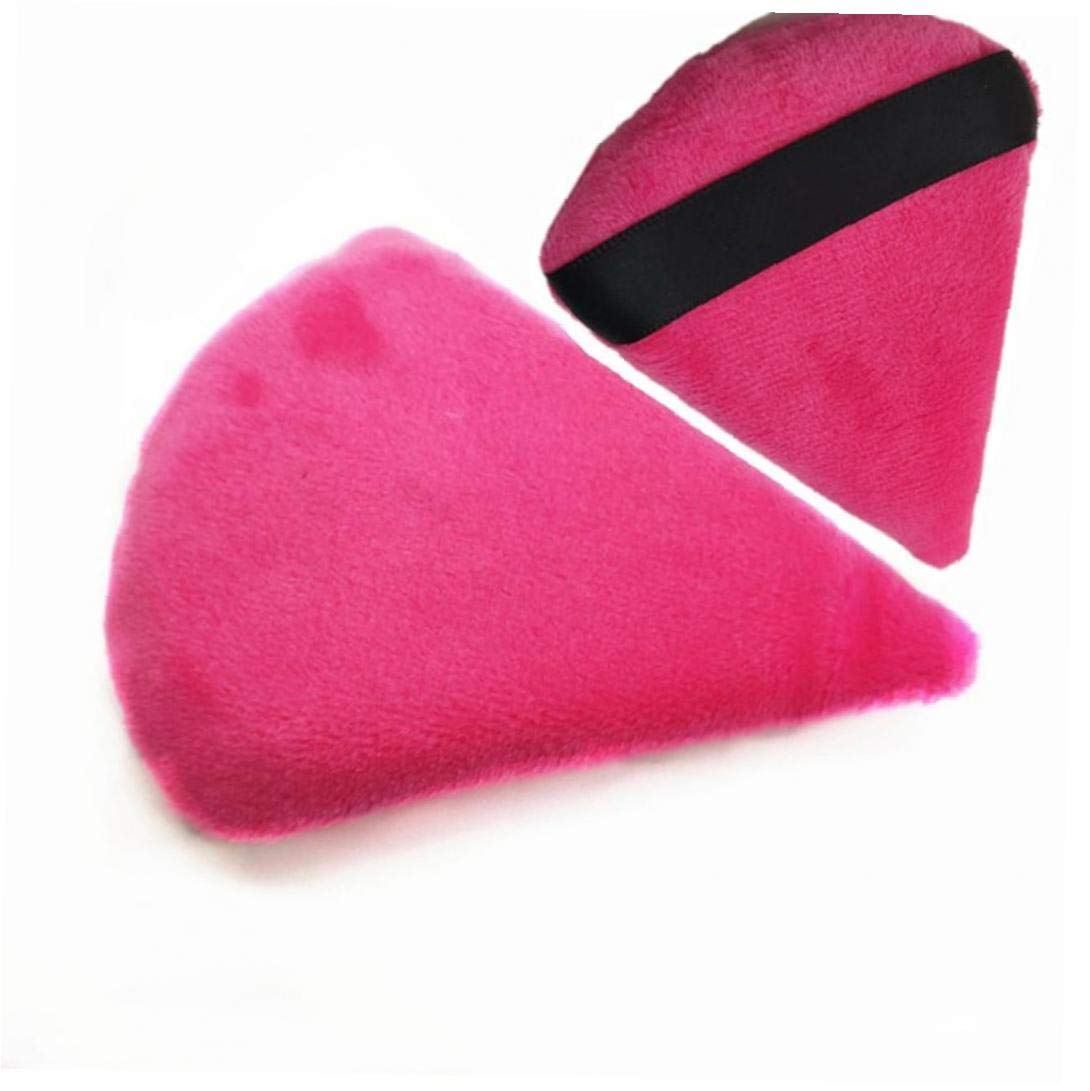 Triangle Shape Powder Puff with Strap - Professional Makeup Sponge for Powder Foundation, Contouring, Loose & Body Powder, Concealer Application - Perfect for Travel & Everyday Makeup Routine