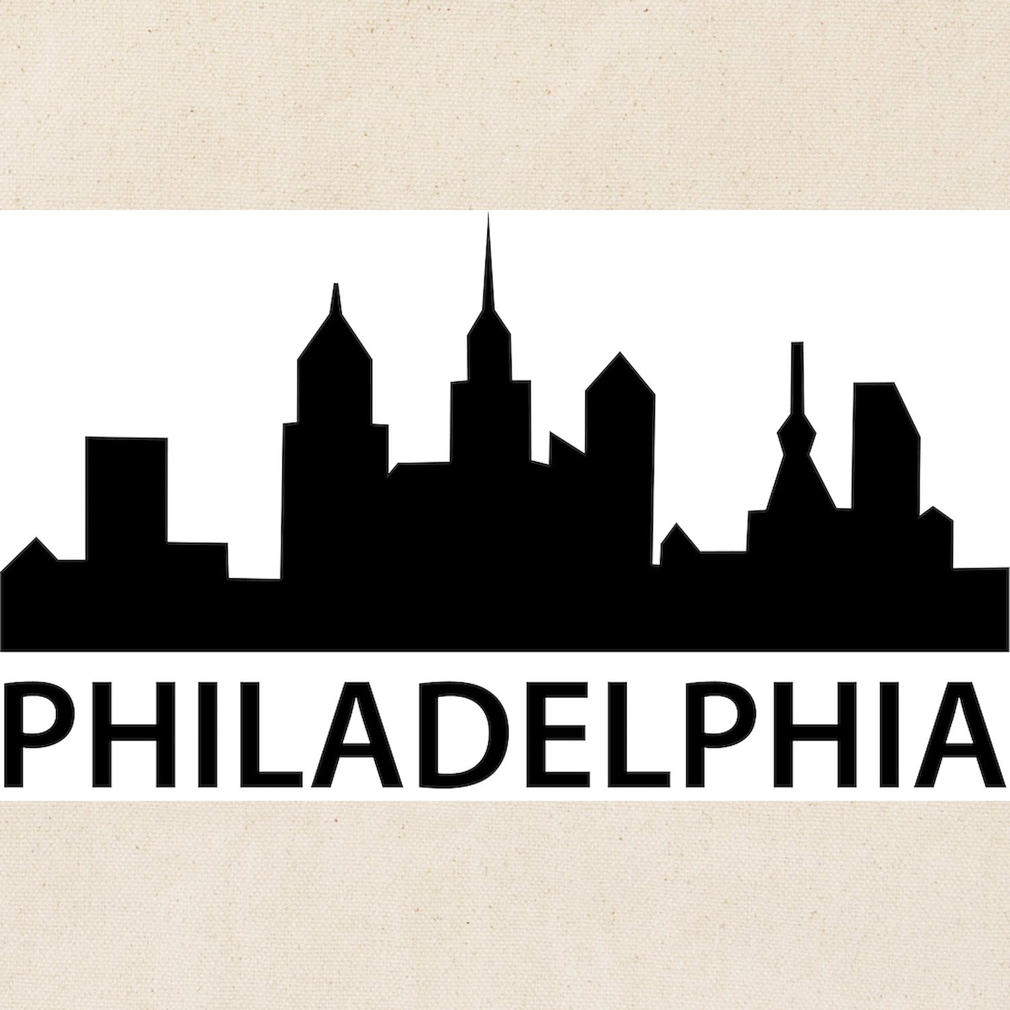 Philadelphia Skyline Tote Bag - Eco-Friendly Natural Canvas Reusable Shopping Bag for Groceries, Beach & Daily Use | CafePress