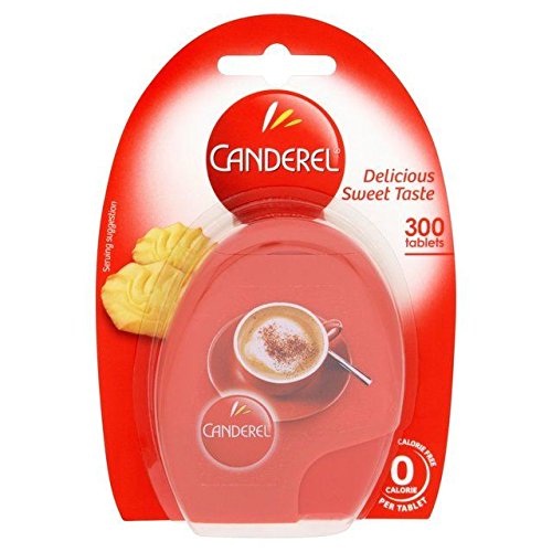 Canderel Zero Calorie Sweetener - 300 Tablets per Pack (6 Packs) | Perfect for Coffee, Tea & Baking | Sugar Substitute for Diabetics & Keto Diet