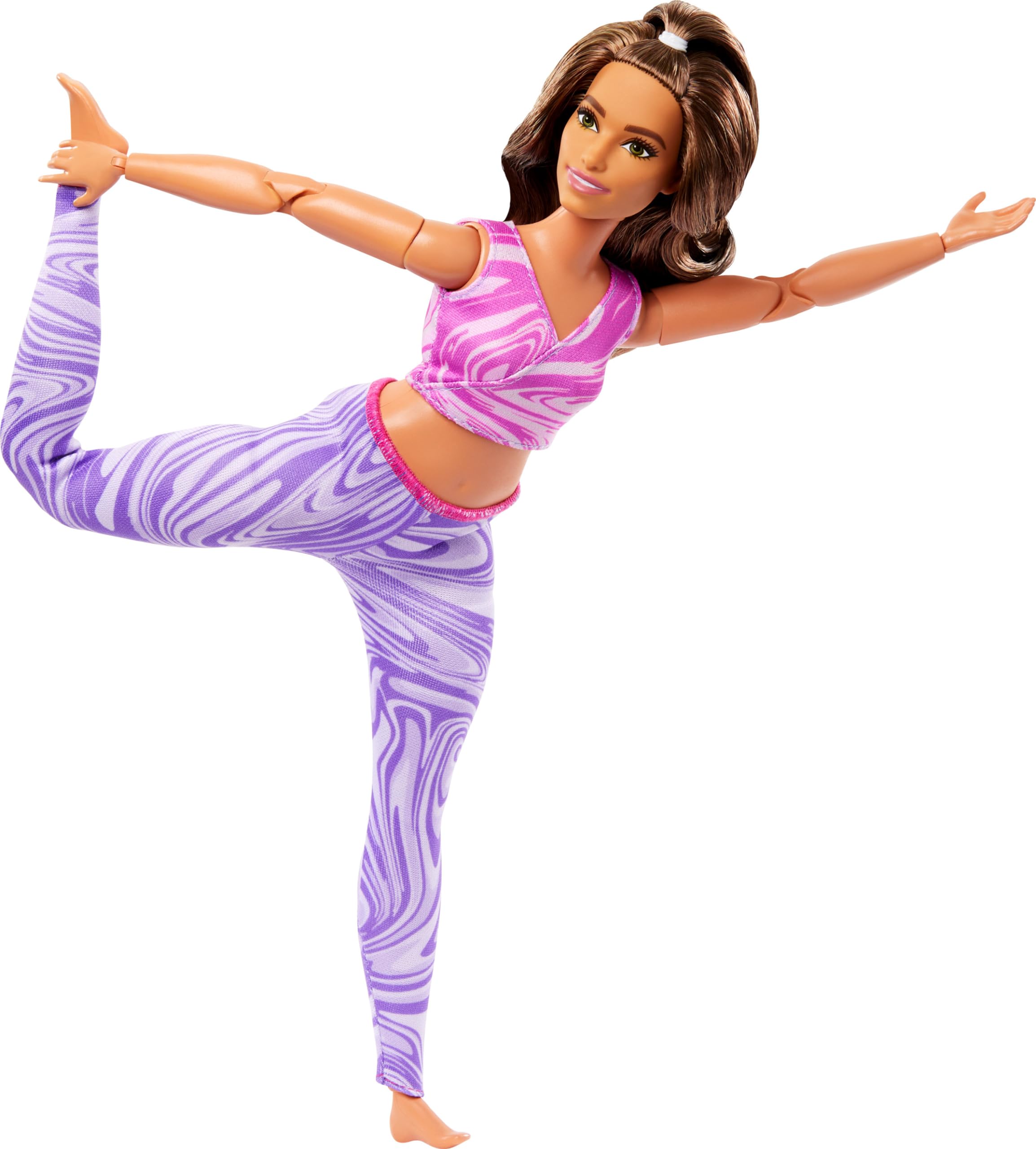 Barbie Made to Move Doll with 22 Joints - Realistic & Flexible Fashion Doll for Kids - Perfect for Role Play, Collecting & Creative Storytelling