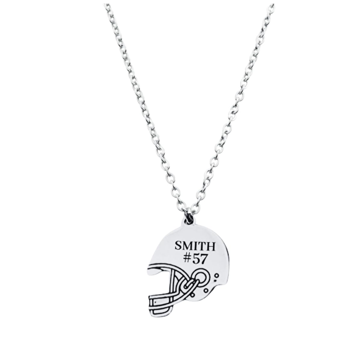 Personalized Engraved Football Mom Necklace with Player Numbers - Custom Football Jewelry Gift for Football Moms, Girlfriends & Fans - Perfect for Game Days, Mother's Day & Sports Appreciation