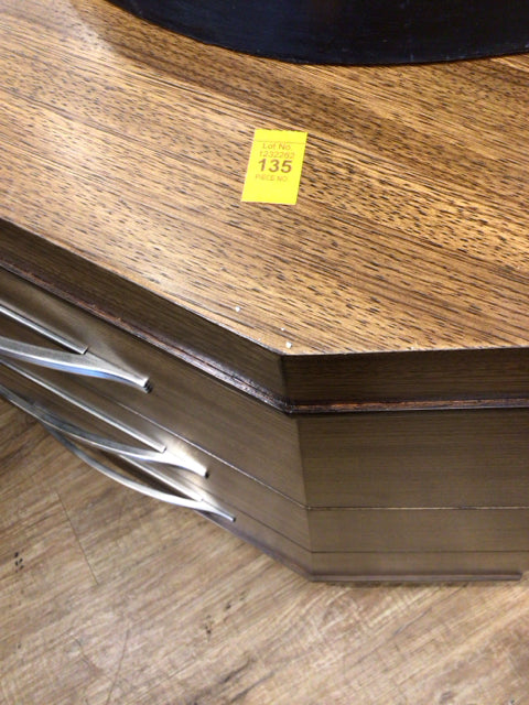 Lexington Home Kitano Barnes Warm Hazelnut Nightstand - Modern Bedside Table with Drawer for Bedroom, Living Room & Guest Room - Perfect for Storage & Decor