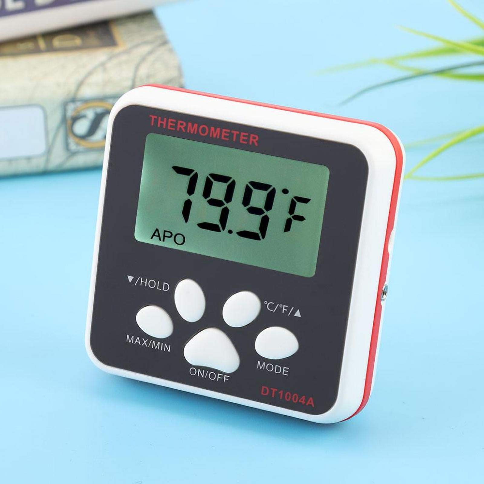 Digital Instant Read Food Thermometer - Fast & Accurate Kitchen Cooking BBQ Grill Meat Temperature Tester - Perfect for Candy Making, BBQ Grilling, Liquid Testing, and Beef Cooking | Ideal for Home Chefs, Outdoor Grilling, and Professional Kitchens