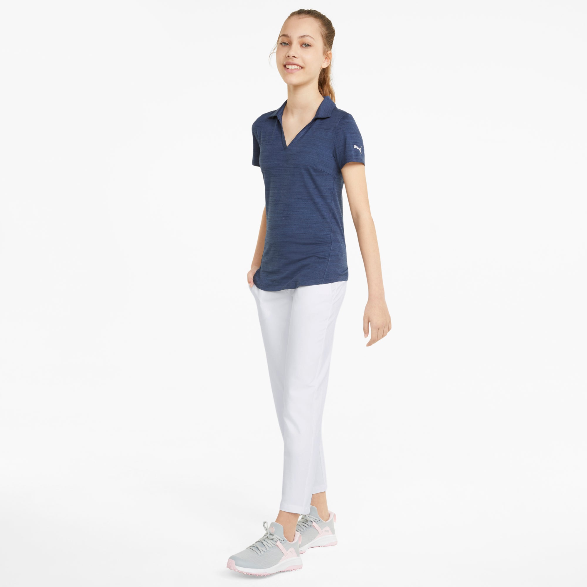 Girl's Golf Pants - Breathable Stretch Athletic Pants for Junior Golfers - Perfect for Golf Practice, Tournaments & Outdoor Sports