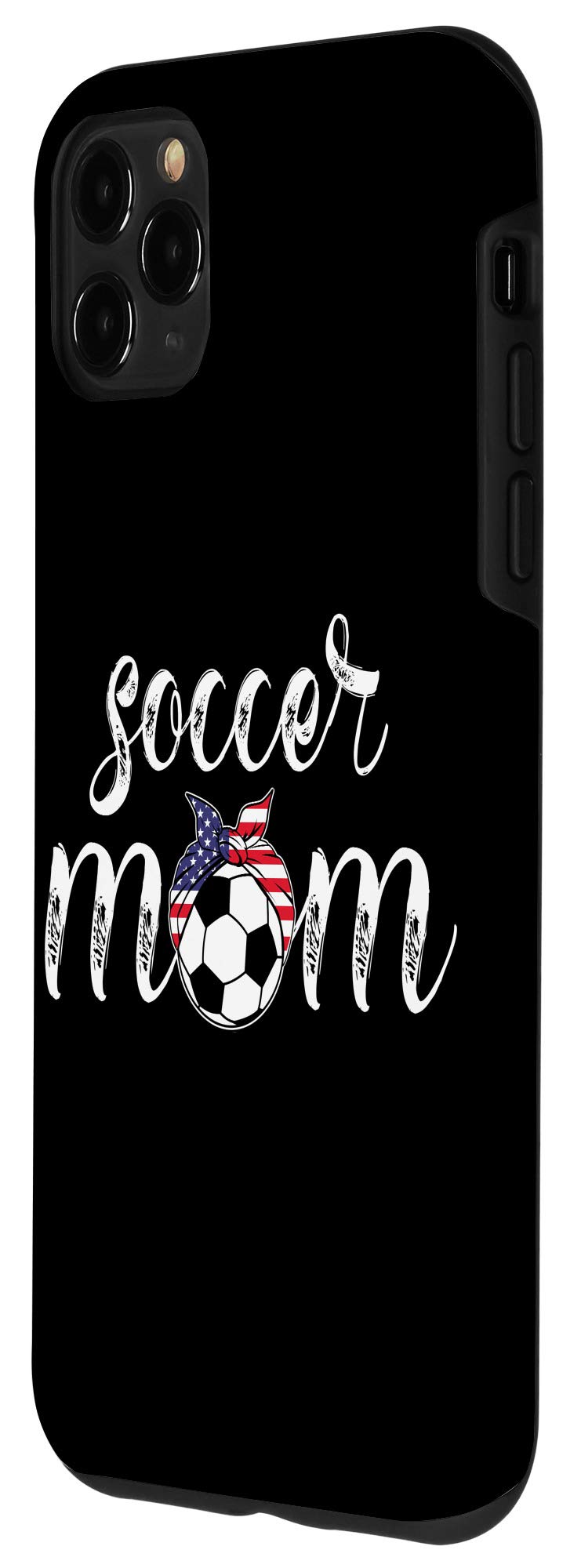 iPhone 11 Pro Max Soccer Mom Case - Perfect Gift for Women's Soccer Player Moms | Show Team Spirit at Games & Daily Use