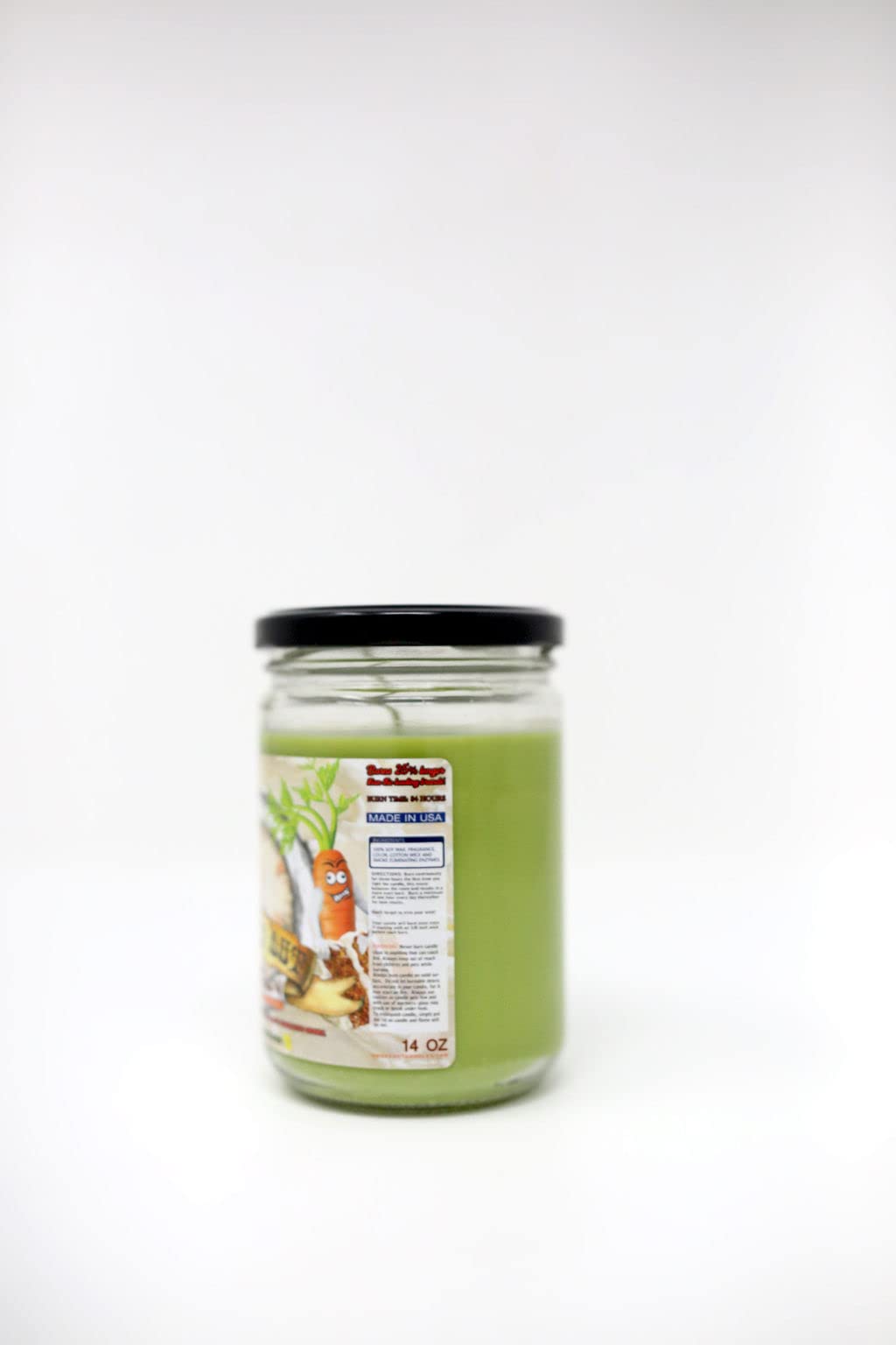 Handmade Soy Wax Killer Carrot Cake Candle - 100% Natural, No Paraffin, Smoke-Free for Home Decor, Relaxation & Aromatherapy