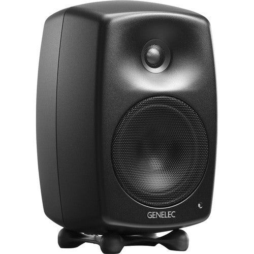 Genelec G Three B Powered Bookshelf Speakers - High-Fidelity Studio Monitors for Home Audio, Music Production & Professional Recording Studios