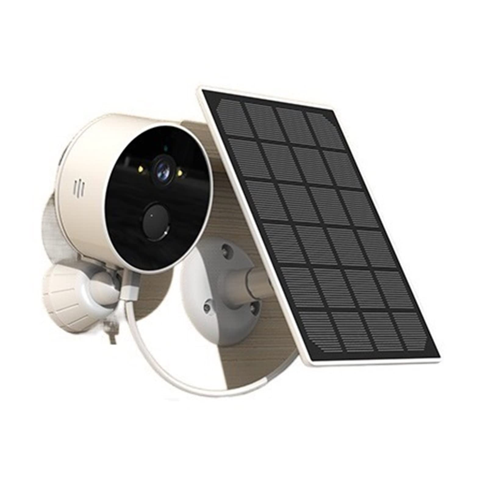 Solar Security Camera 1080P HD - Wireless Outdoor WiFi Camera with PIR Motion Detection, 2-Way Audio, Cloud Storage & 128GB SD Card - Weatherproof Battery Powered Surveillance for Home, Yard & Business Security