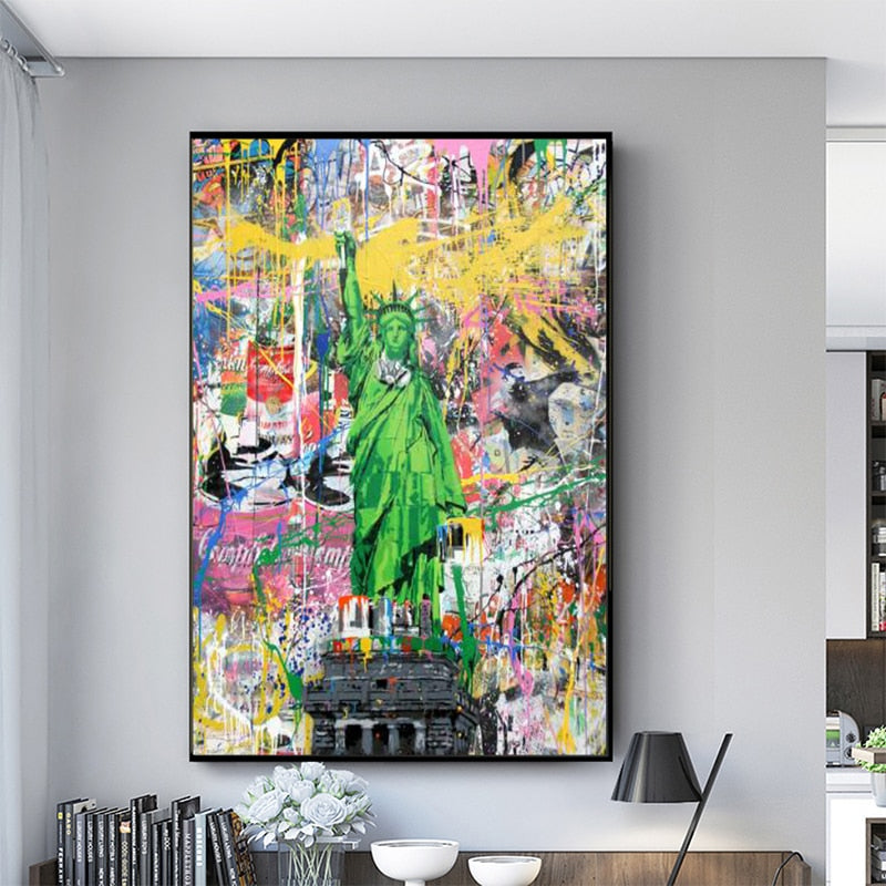 Statue of Liberty Poster - Premium American Freedom Wall Art Decor for Home, Office & Classroom | Patriotic Gift Idea
