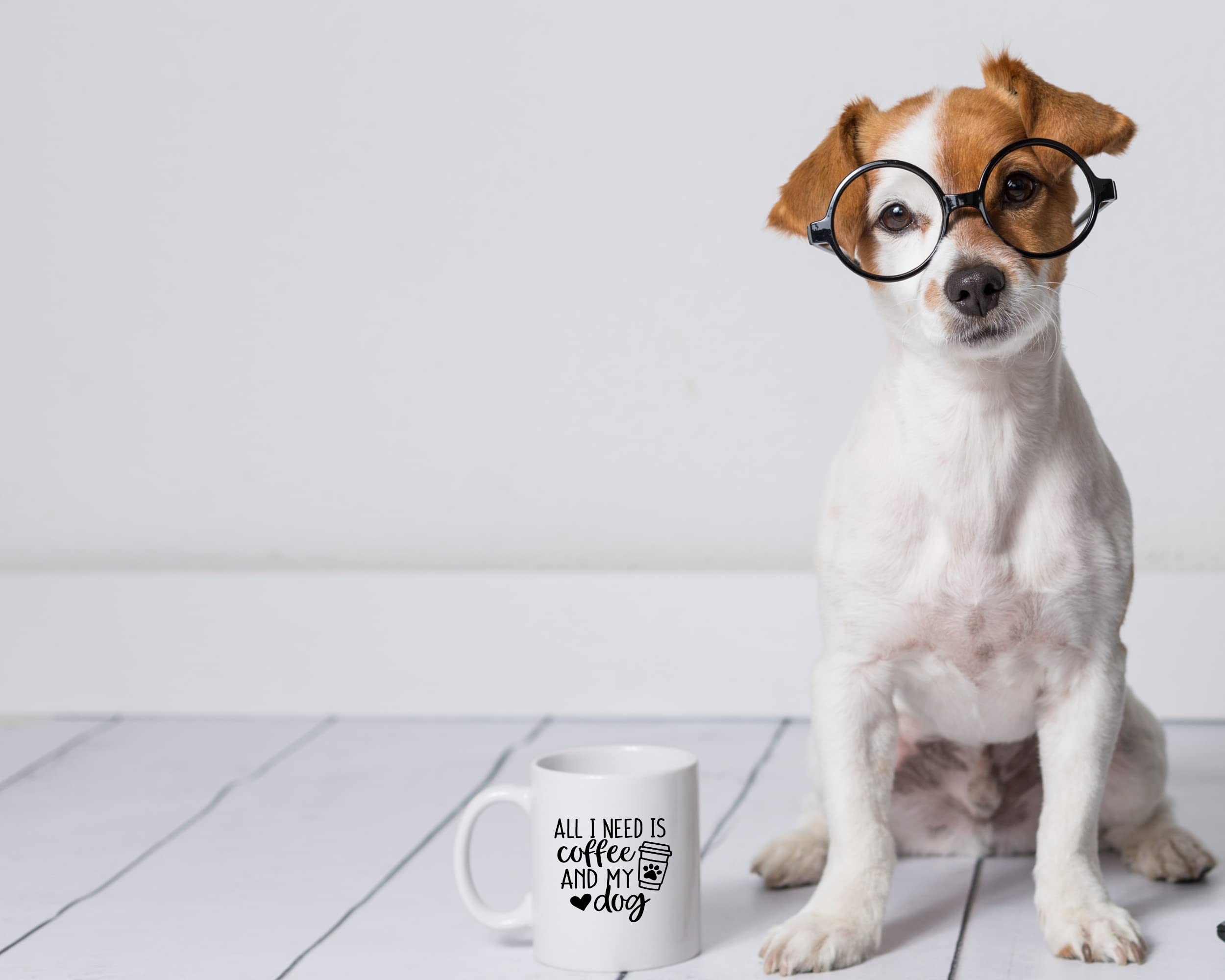 Funny Dog Mom Wine Glass and Coffee Mug Gift Set - Best Gifts for Dog Lovers, Women, Friends - Perfect for Mother's Day, Birthday, Christmas Stocking Stuffers - Printed in USA - Great for Parties, Home Decor, Pet Owner Appreciation