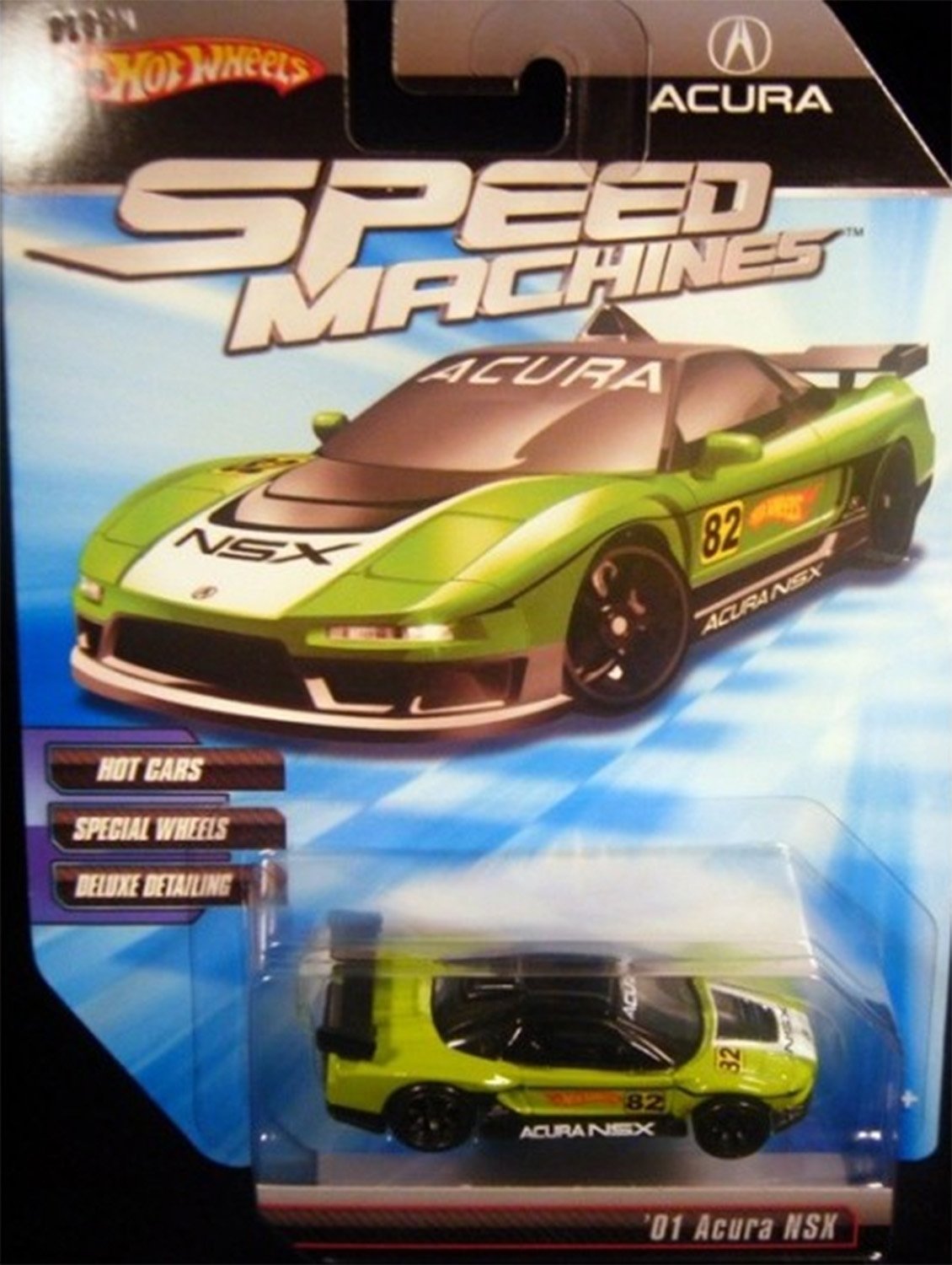 Hot Wheels 2001 Acura NSX Red & White 1:64 Scale Die-Cast Toy Car - Collectible Model for Racing Enthusiasts & Kids Play
