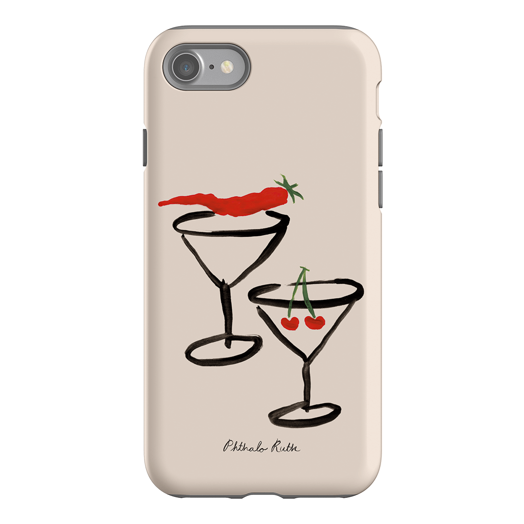 Premium Chili Cherry Pattern Shockproof Phone Case for iPhone & Samsung - Trendy Protective Cover for Everyday Use & Outdoor Adventures
