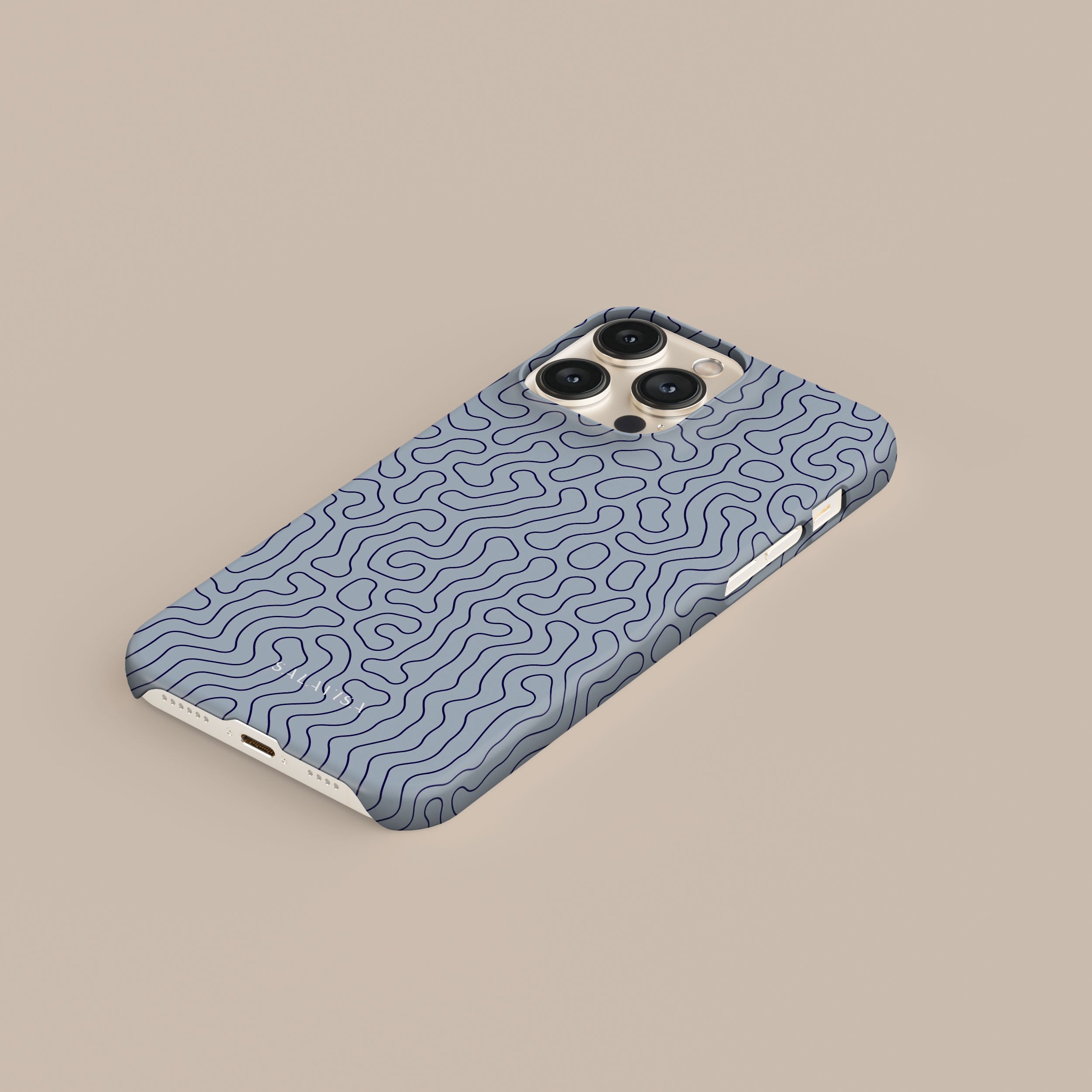 Blue Paths Shockproof Phone Case - Durable Protective Cover for iPhone & Android - Perfect for Outdoor Adventures & Daily Use