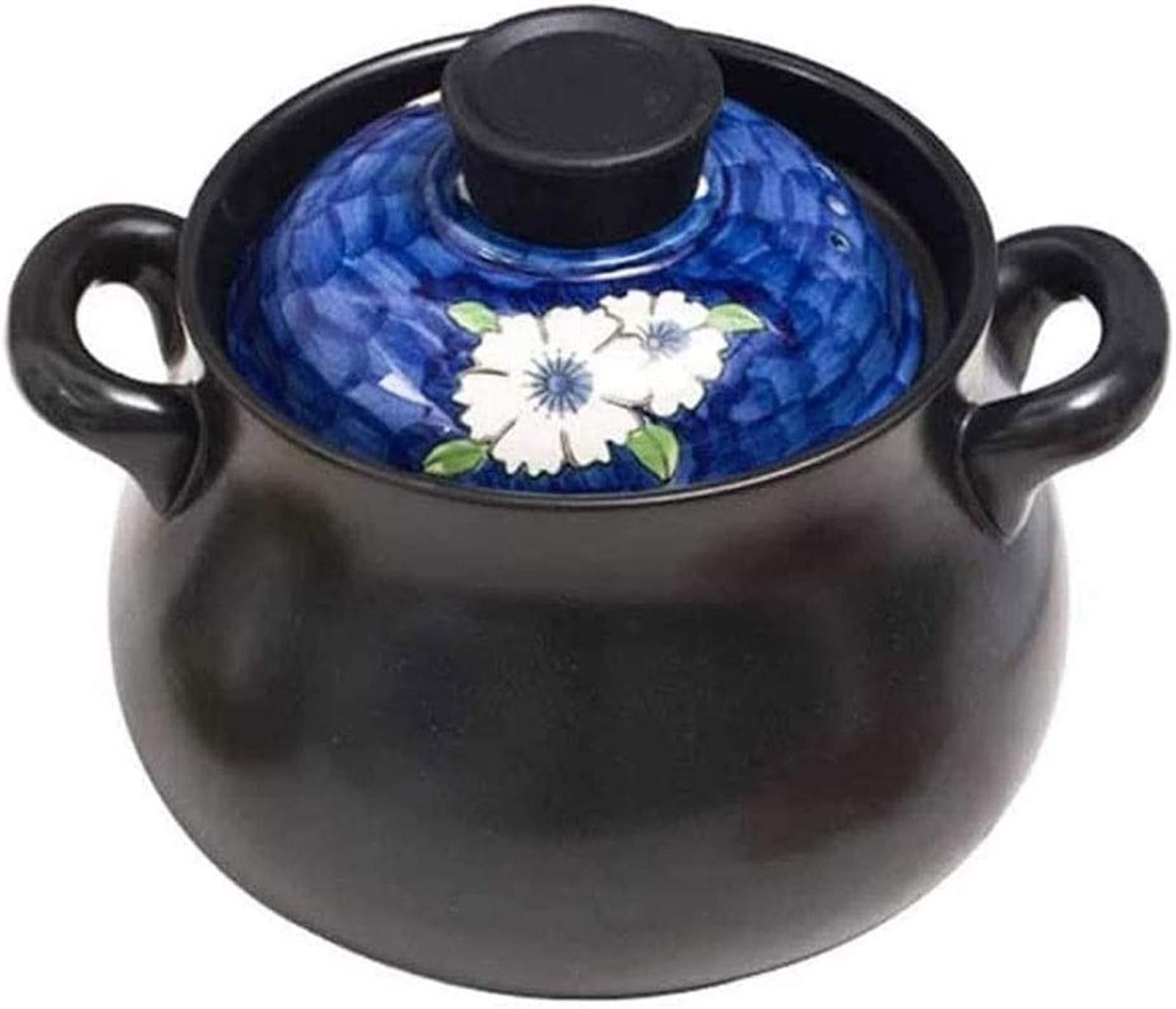 Nordic Round Ceramic Casserole Pot - 4.5L Oven Safe Baking Dish, Saucepan & Cookware for Kitchen - Perfect for Stews, Casseroles & Family Dinners
