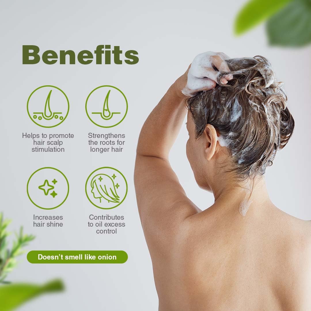 BellaHair Deep Cleanse Detox Shampoo for Oily Hair - Intensive Oil Control & Scalp Revitalizer with Essential Oils | Purifying Hair Care for Greasy Hair & Scalp | 12 oz | Perfect for Daily Use & Post-Workout Refresh