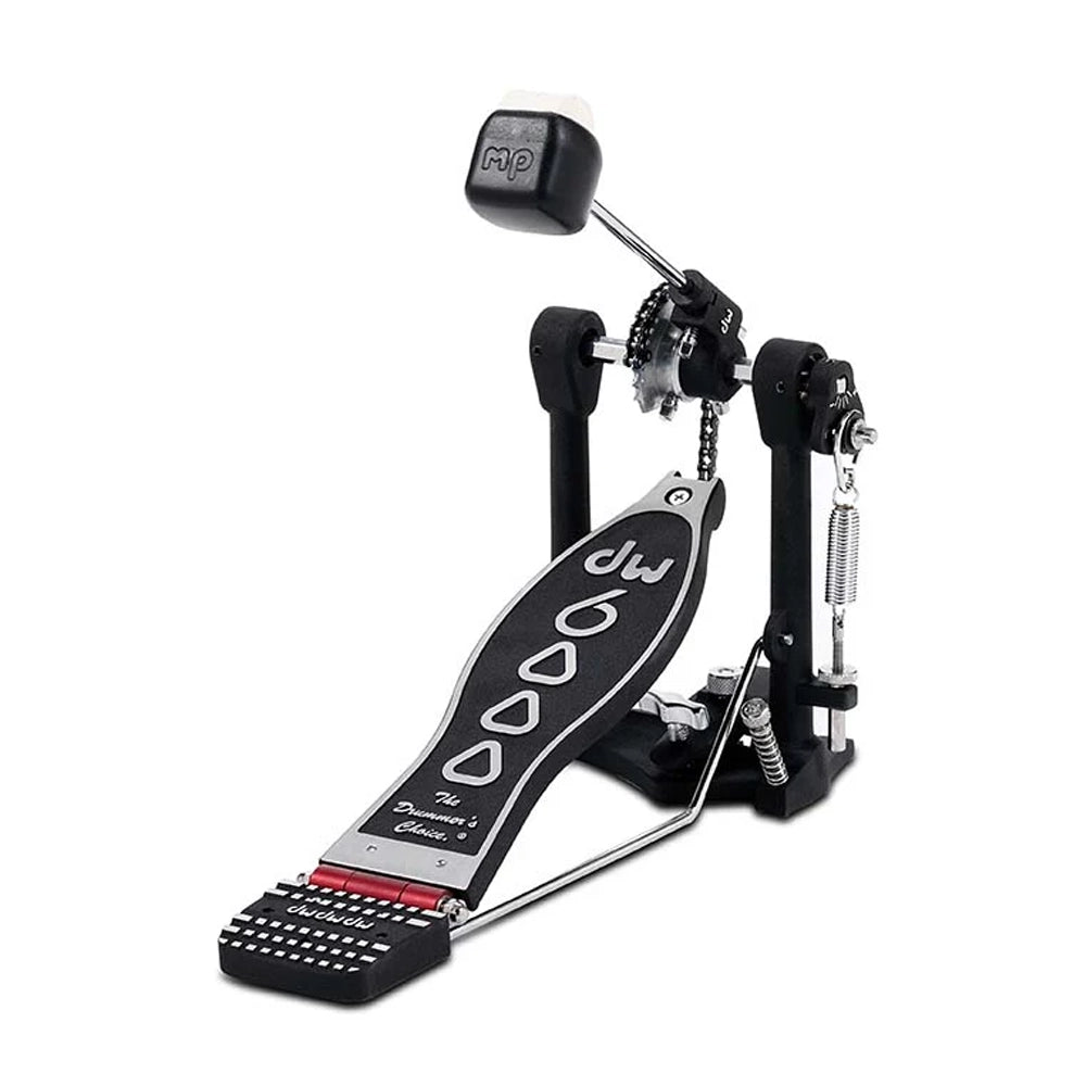 DW 6000 Series Turbo Single Bass Drum Pedal - High-Performance Drum Pedal for Professional Drummers | Perfect for Live Performances & Studio Recording