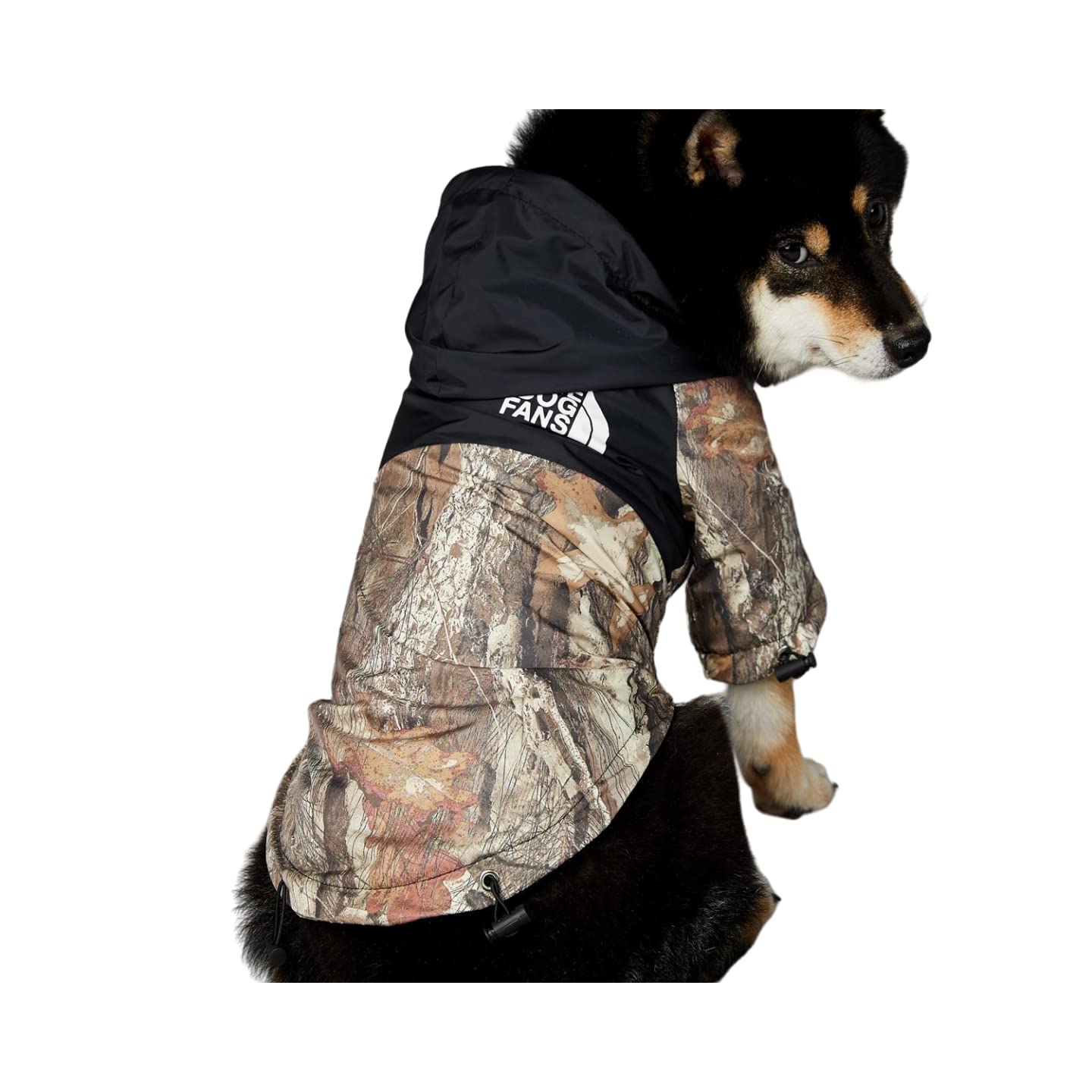 **Waterproof & Windproof Dog Raincoat - Warm, Breathable Pet Jacket with Leash Hole for Small, Medium & Large Dogs (Jungle Camo, Large) - Perfect for Outdoor Walks, Hiking & Rainy Day Adventures**