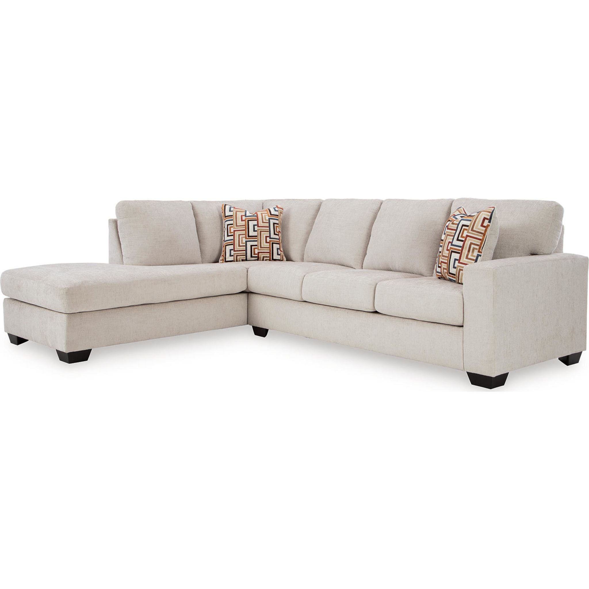 Stylish Aviemore 2-Piece Sectional Sofa with Chaise Lounge - Modern Living Room Furniture for Small Spaces & Apartments | Perfect for Family Gatherings, Movie Nights & Relaxing