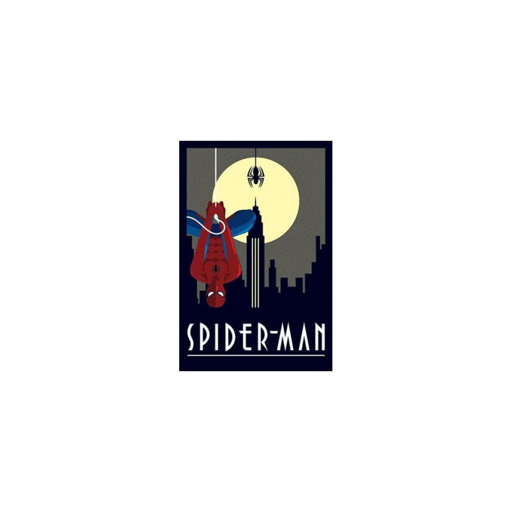 Spider-Man Wall Art Print Poster 24x36 - Marvel Superhero Home Decor for Bedroom, Living Room & Office - Cool Hanging Wall Art for Fans & Collectors
