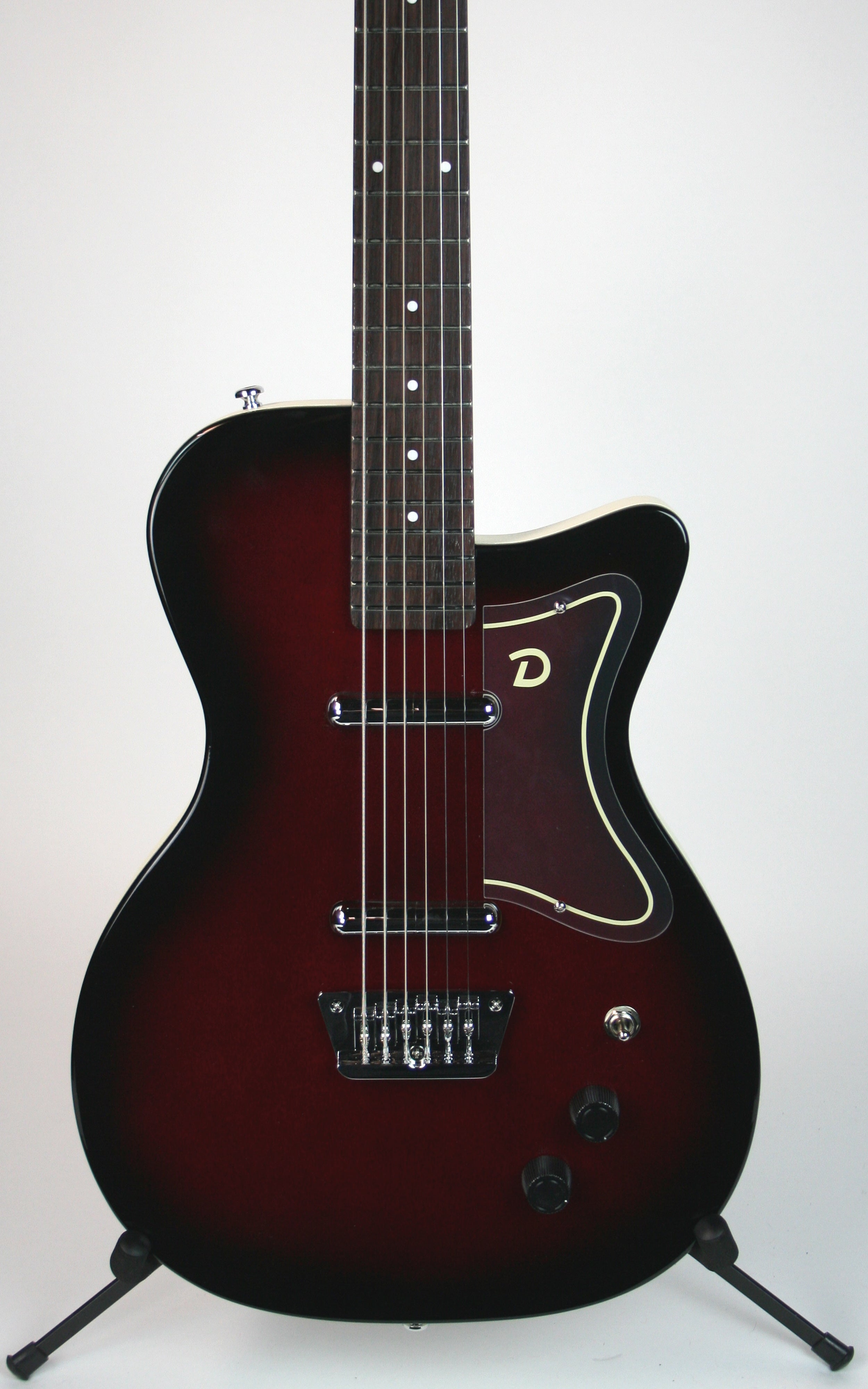Danelectro '56 Baritone Guitar - Red Burst Finish | Electric Guitar for Rock, Blues & Indie Music | Perfect for Stage Performances & Studio Recording