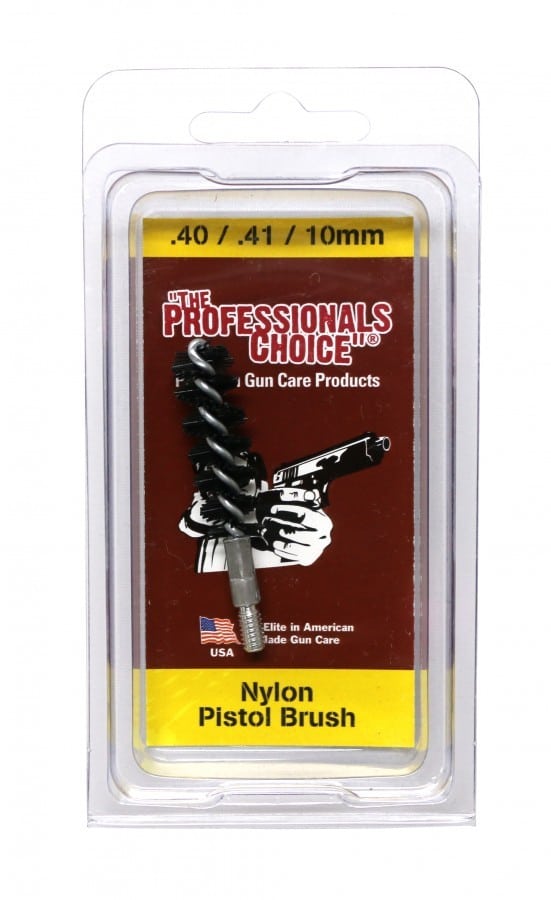 TPC NPB 151 Professional .40/.41/10mm Nylon Pistol Cleaning Brush - Ideal for Gun Maintenance & Range Use