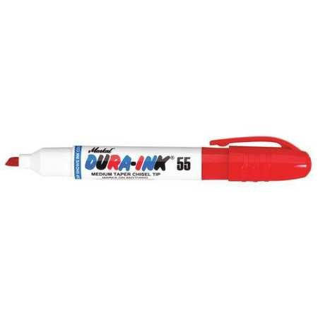 Premium Red Chisel Tip Permanent Marker - Ideal for Labeling, Crafting & Industrial Use