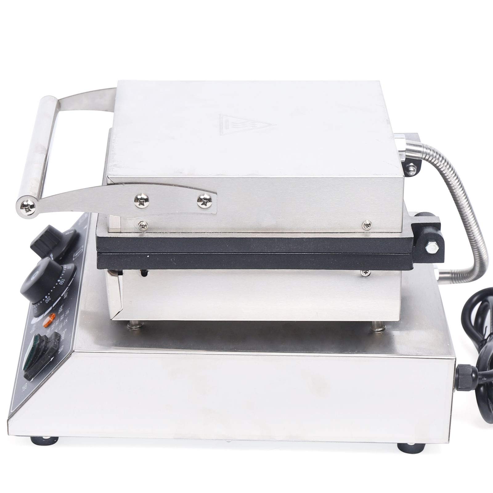 8PCS Commercial Electric Churro Maker Machine - 1500W Non-Stick Waffle Maker with Stainless Steel Body & Adjustable Temperature (50-300°C) - Perfect for Restaurants, Food Trucks, and Home Breakfast Cooking