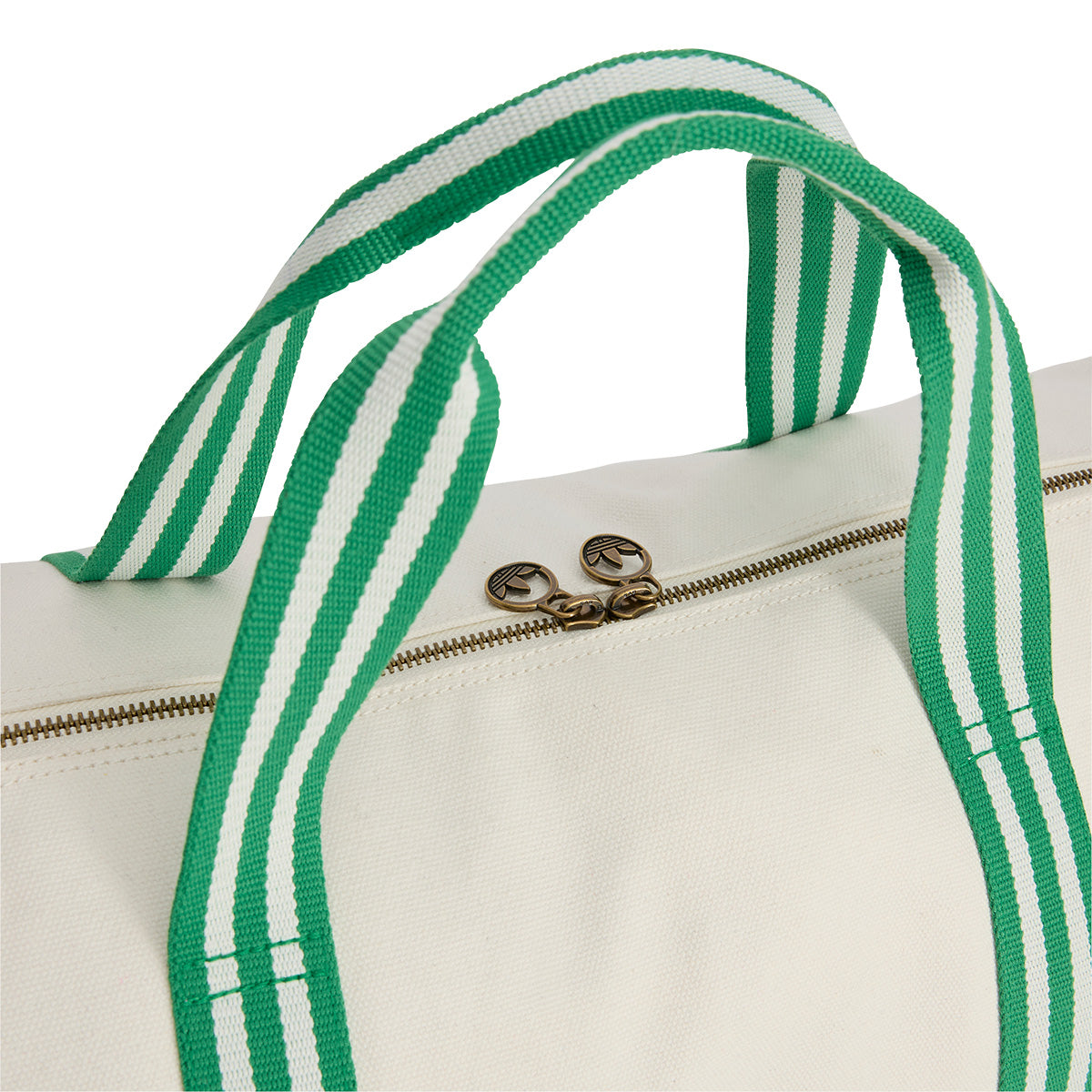Sporty & Rich Canvas Tote Bag - Off White & Green Color - Perfect for Gym, Beach & Casual Outings