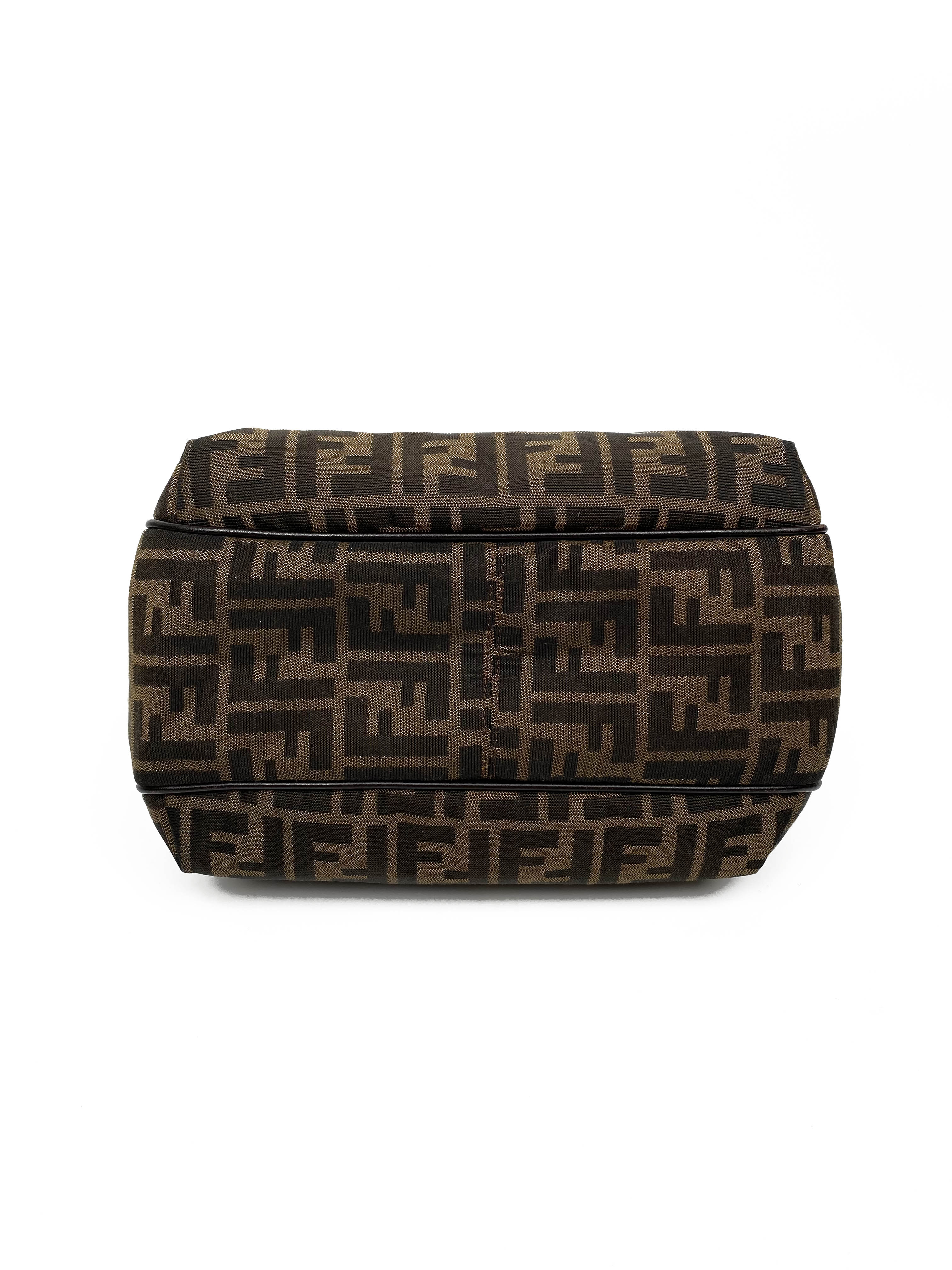 Fendi Small Monogram Tote Bag for Women | Luxury Designer Handbag with FF Logo | Perfect for Work, Travel & Everyday Use