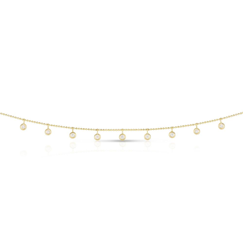 14K Gold 0.50ct Diamond Pendant Necklace for Women - Elegant Dangling Jewelry Gift for Anniversary, Valentine's Day & Special Occasions