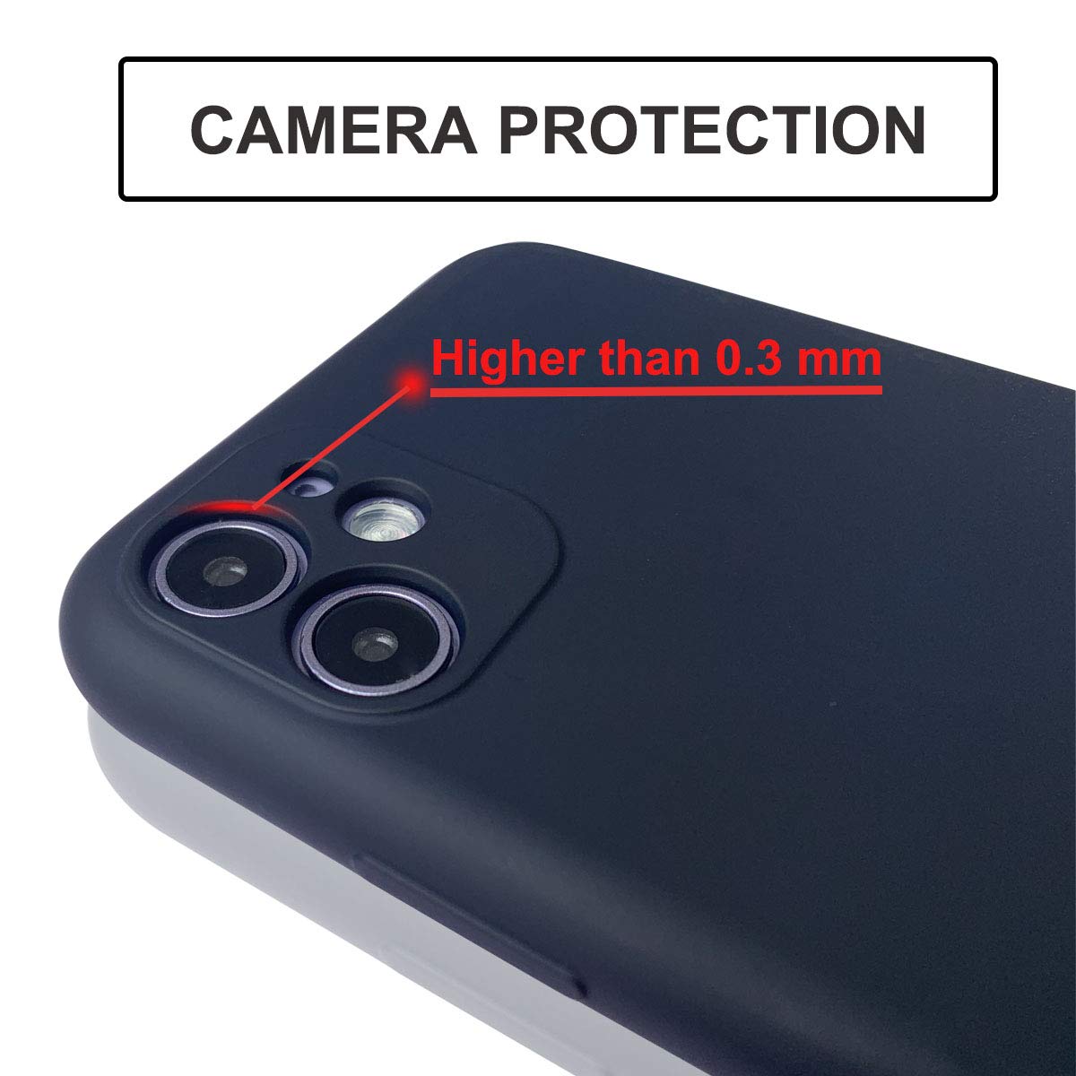 Ultra Slim Shockproof Silicone Case for iPhone 11 - Durable Protective Cover with Soft Touch Finish (Black) | Perfect for Everyday Use, Travel & Outdoor Activities