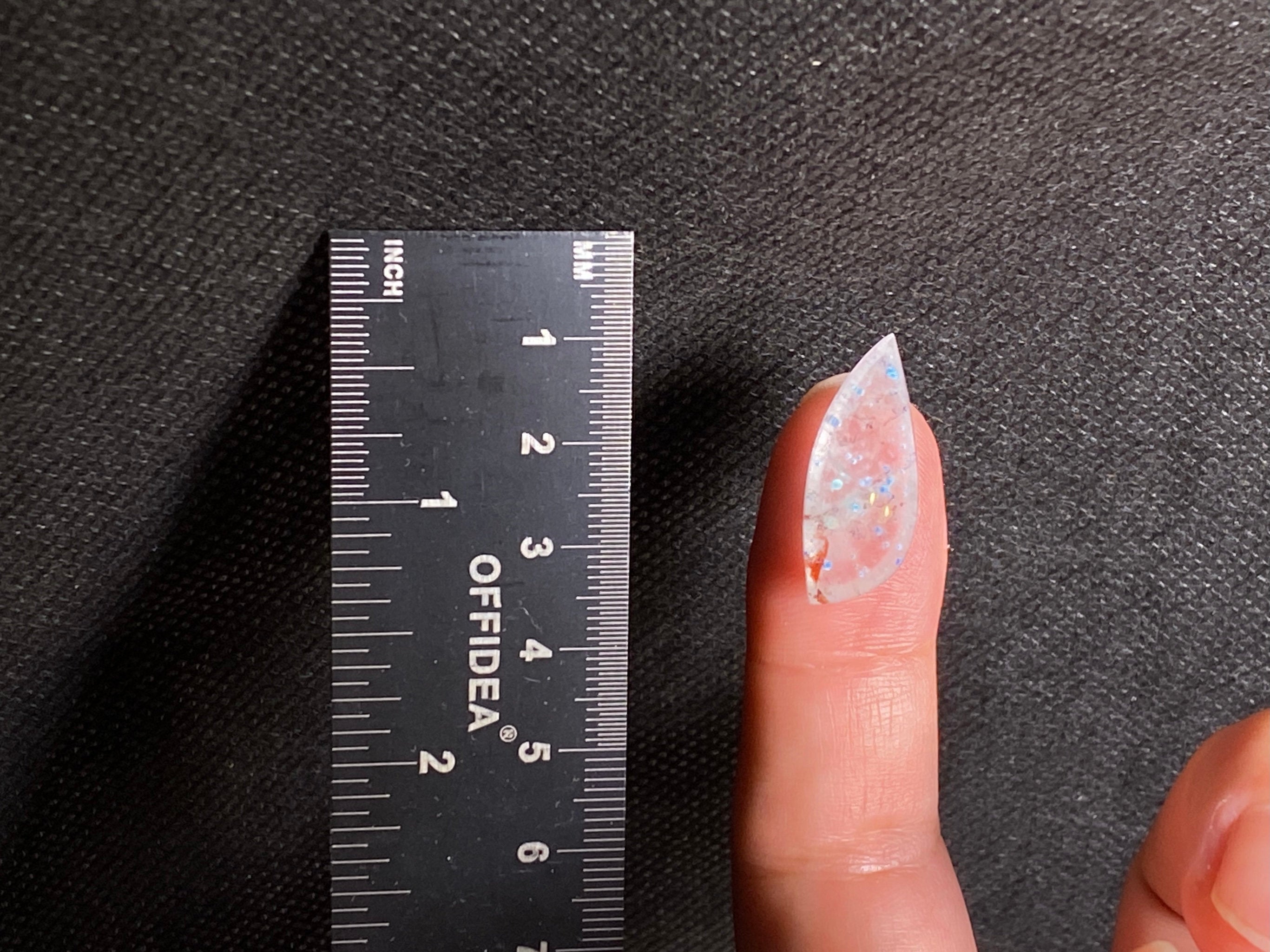 GILALITE Cabochon | Medusa Paraiba Quartz Dots | Marquise Gemstones for Jewelry Making (43899) - Perfect for DIY Necklaces, Earrings & Handmade Crafts
