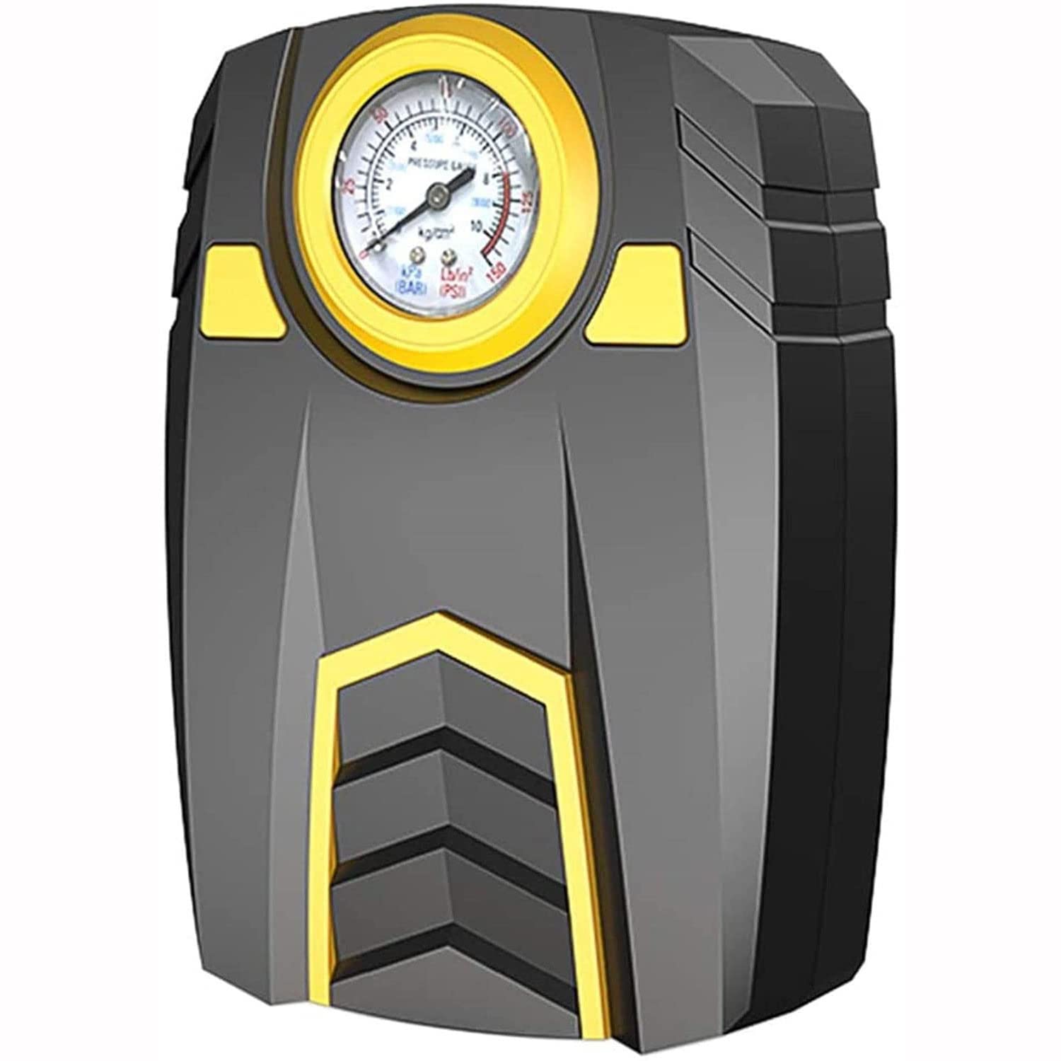 Portable Digital Air Compressor Pump - Fast & Accurate Tire Inflator for Cars, Bicycles, Motorcycles | Automatic Pressure Gauge | Ideal for Road Trips, Bike Rides & Emergency Inflation (Car, Bike, Ball, Inflatables)