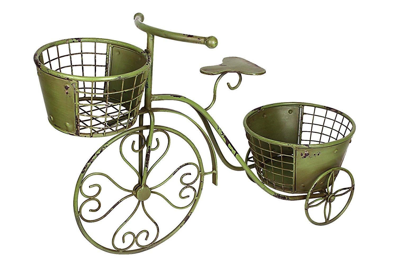 Waroom Metal Bicycle Plant Stand - Indoor/Outdoor Flower Pot Holder Display Rack for Garden, Yard & Home Decor | Perfect for Balcony, Patio & Urban Gardening