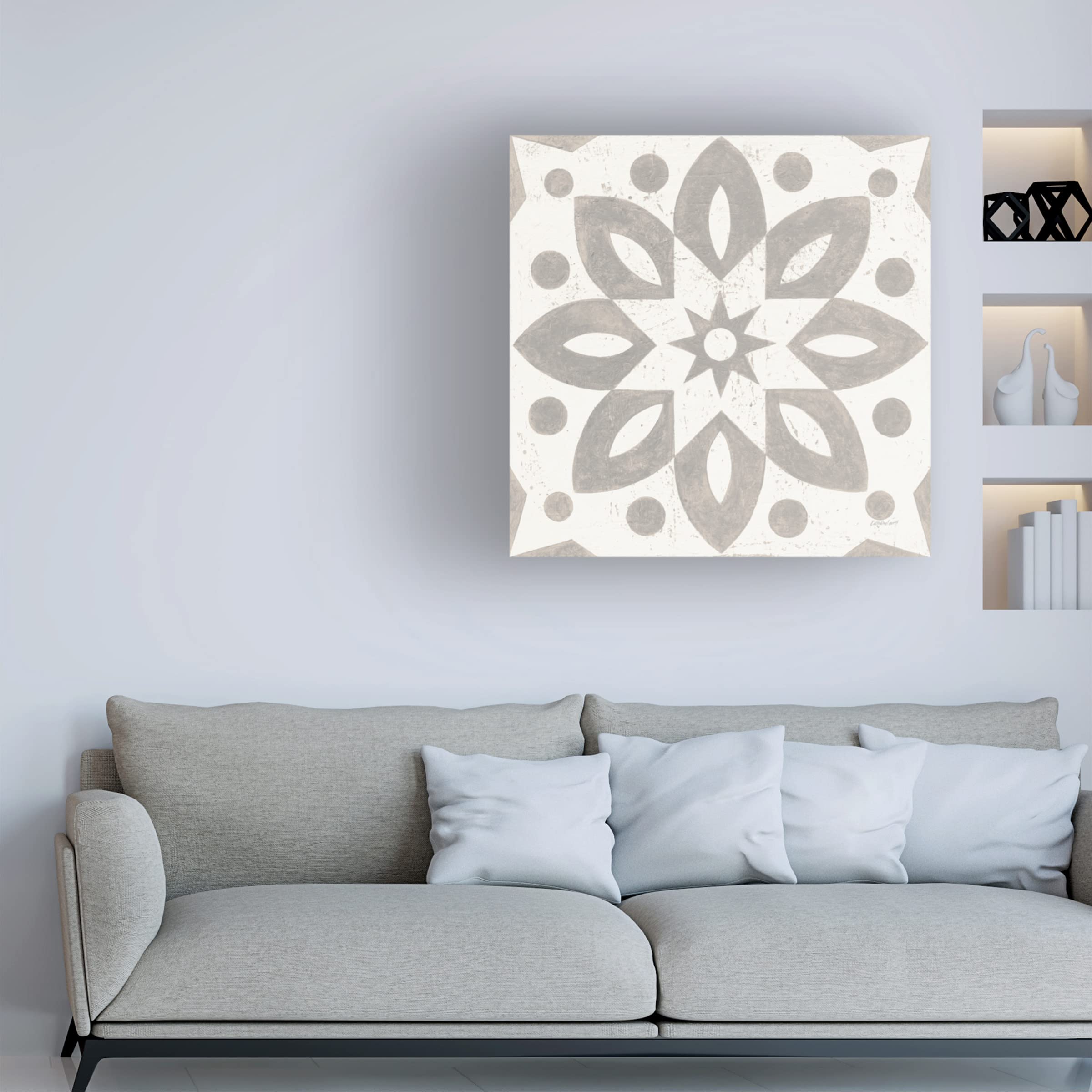 Trademark Fine Art 'Winter Caravan Tile I' Canvas Wall Art Print by Kathrine Lovell - Perfect for Living Room, Bedroom & Office Decor