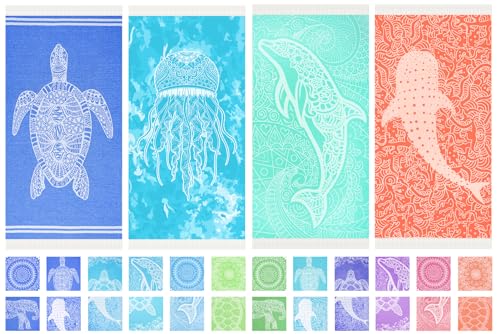 4 Pack Blue Turtle Medusa