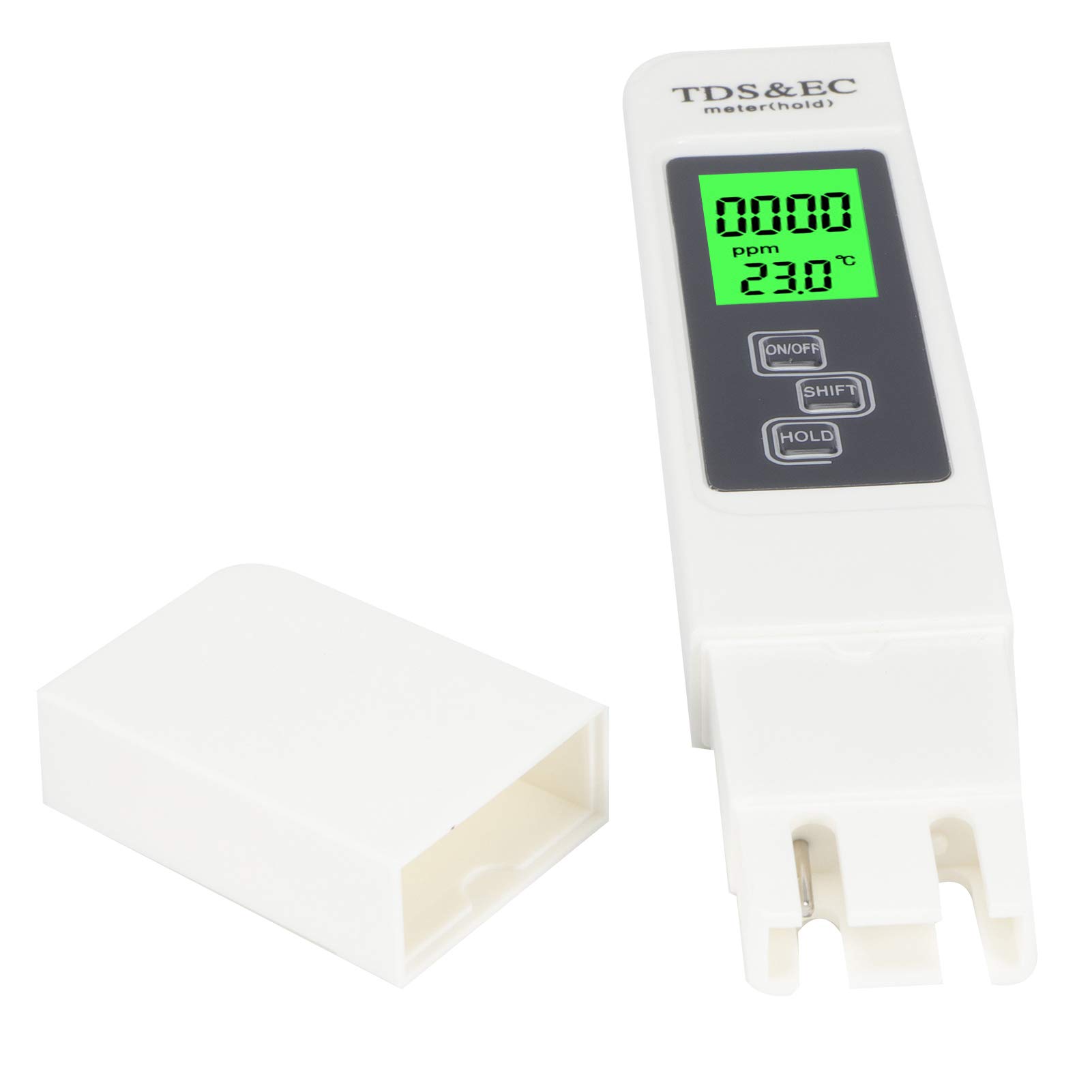 Jovenn Water Quality Tester Pen - Digital LCD pH Meter with Auto Lock & Backlight for Aquaculture, Farming, Irrigation & Lab Use - Ideal for Water Source Monitoring in Breeding Farms & Agriculture