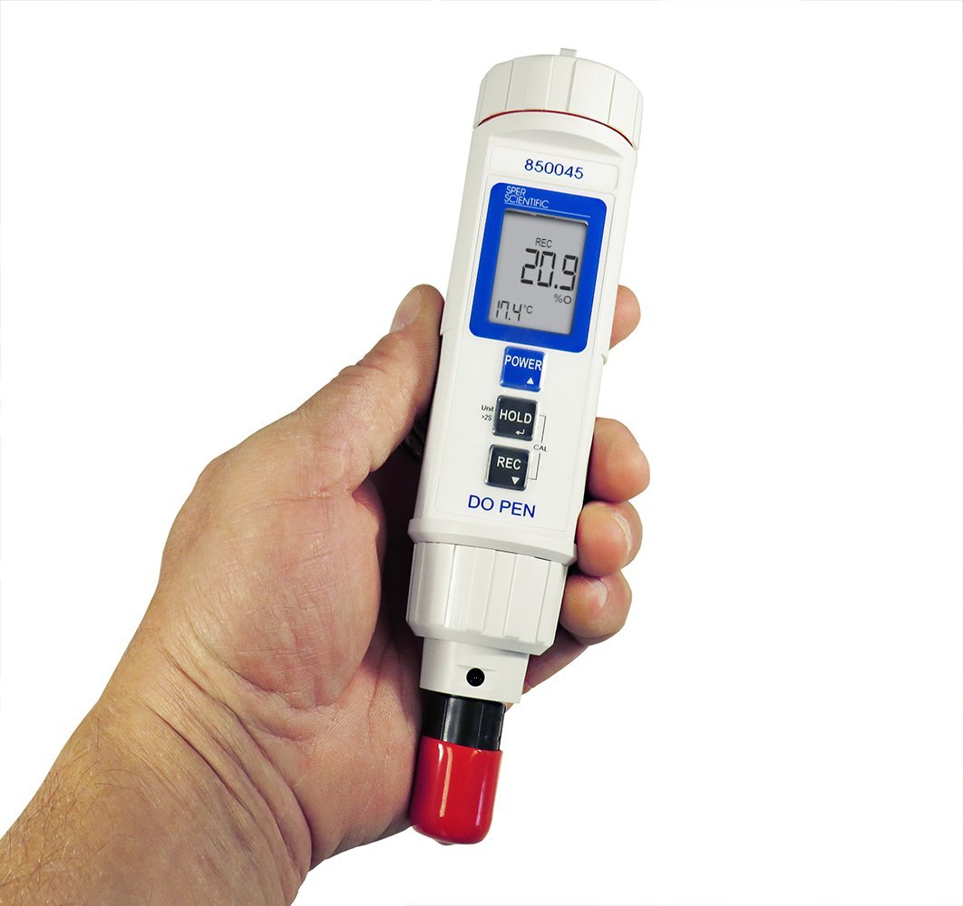 Waterproof Dissolved Oxygen Meter Pen - Portable DO Tester for Aquariums, Ponds & Hydroponics | Accurate Water Quality Testing for Fish Tanks, Swimming Pools & Labs