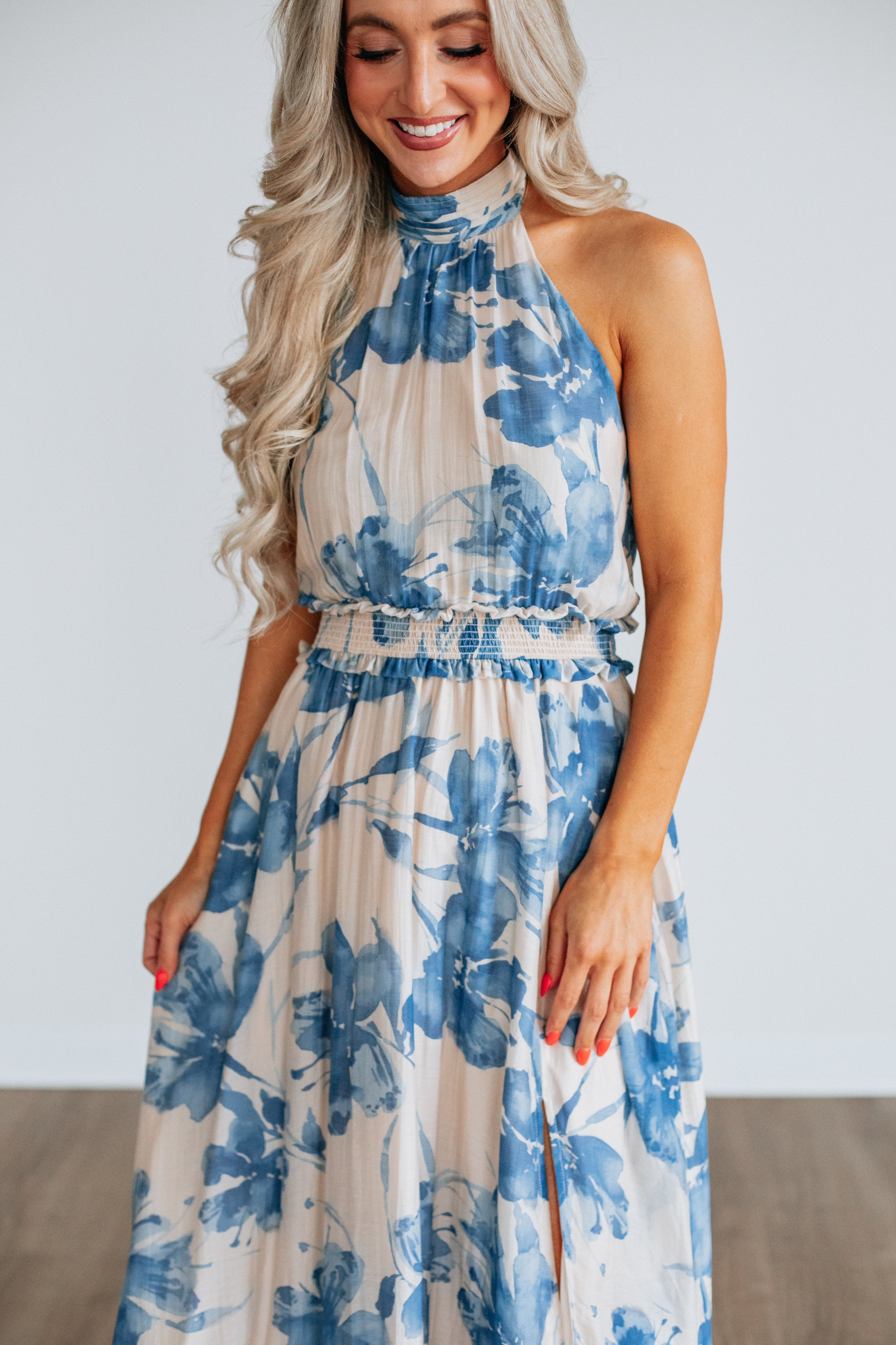 Janae Maxi Dress for Women - Flowy Long Summer Dress with Pockets, Boho Chic Style - Perfect for Beach, Vacation, and Casual Outings