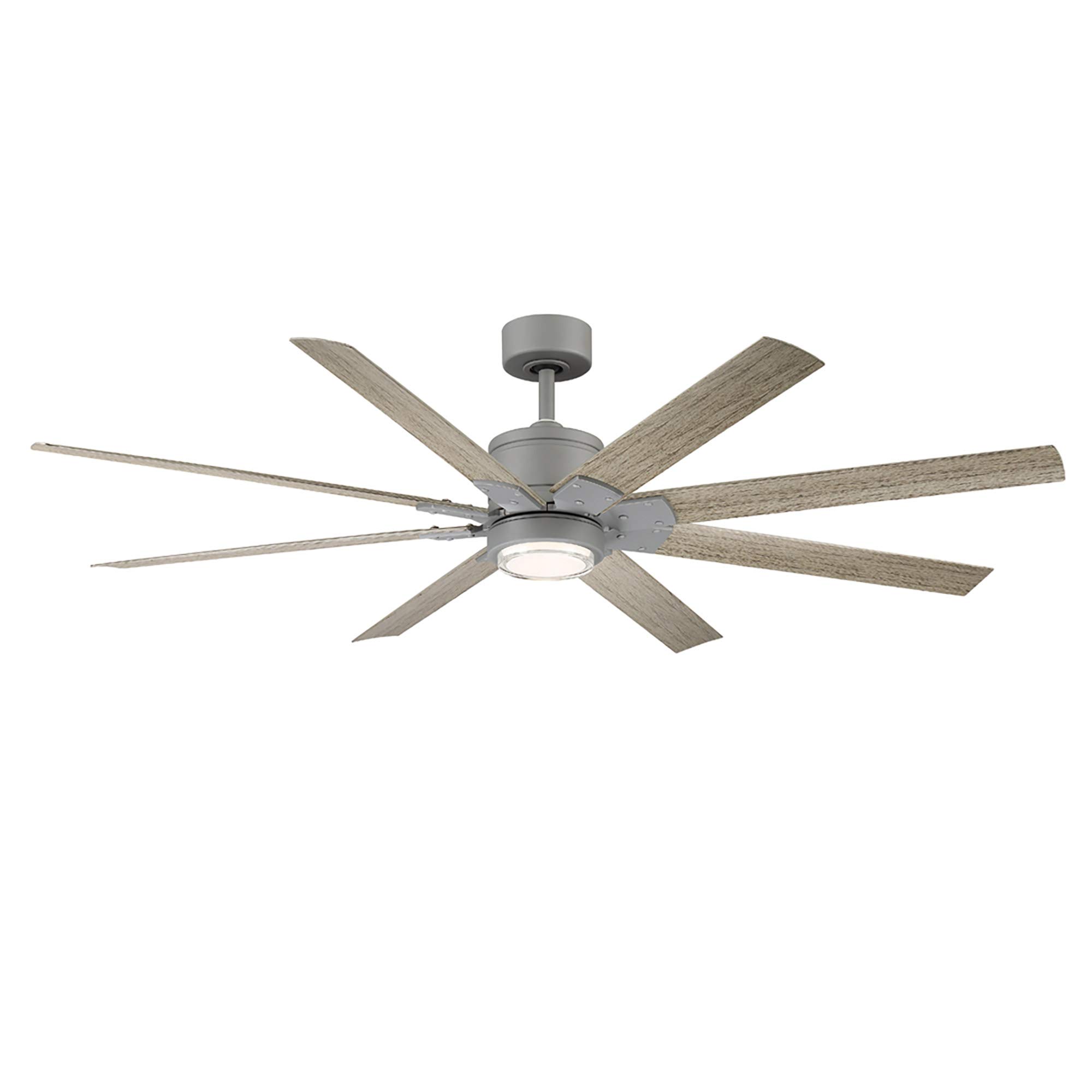 Renegade 66in Smart Ceiling Fan with LED Light Kit, Remote Control, Alexa & App Integration, Ideal for Living Room, Bedroom, and Outdoor Spaces