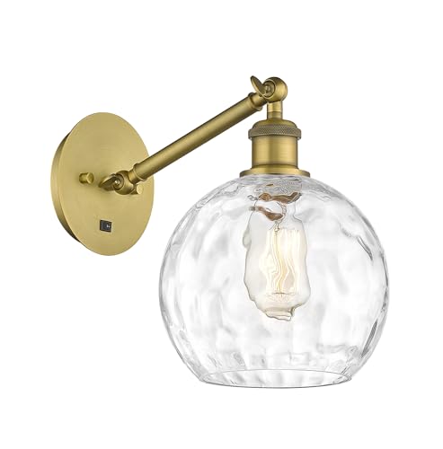 Brushed Brass / Clear Water Glass