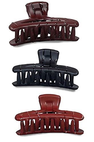 BHARATGAURAV Matte Octopus Hair Clips for Women & Girls - 6 Pack Butterfly Hair Claw Clips, Non-Slip Hair Accessories for School, Work, Party & Everyday Styling