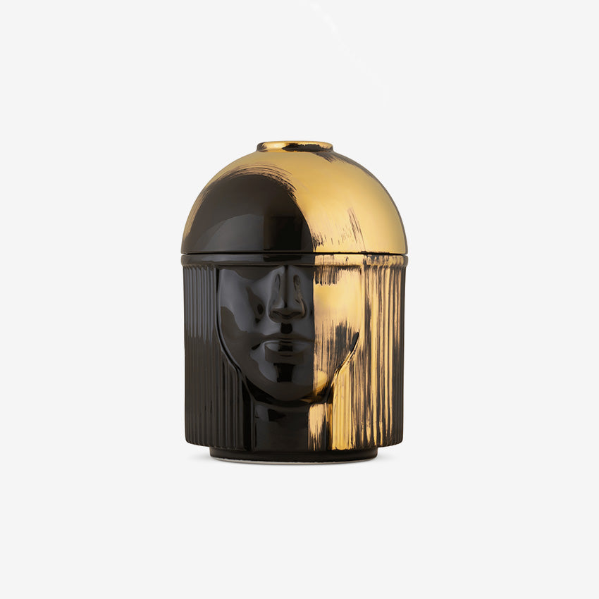 Ginori 1735 LCDC The Amazon Scent Diffuser with Cover - Gold & Black Aromatherapy Essential Oil Diffuser for Home, Office & Spa Relaxation