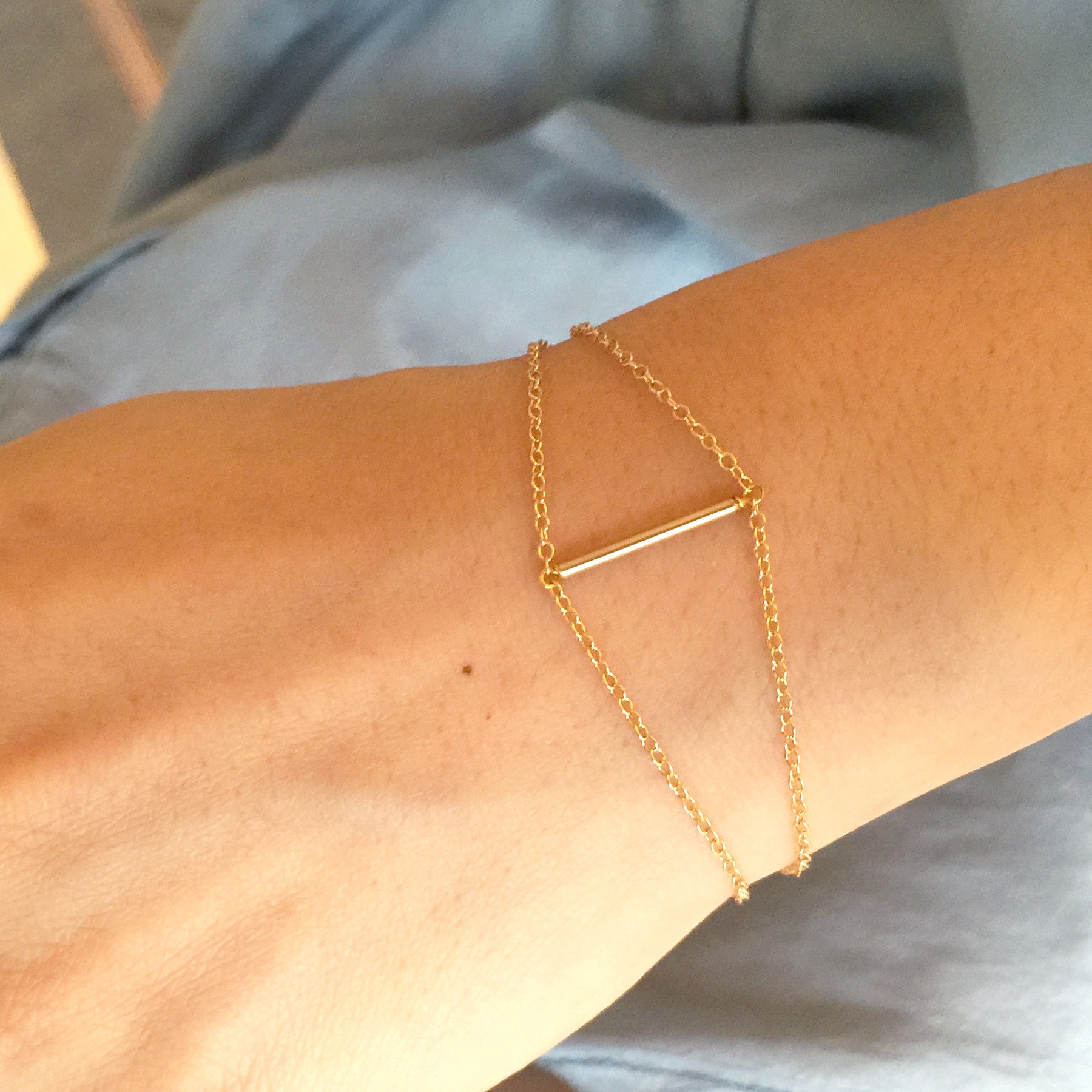 Stylish Cross Bar Bracelet for Women - Trendy Adjustable Cuff Bangle for Everyday Wear & Layering | Perfect for Casual, Office & Evening Outfits